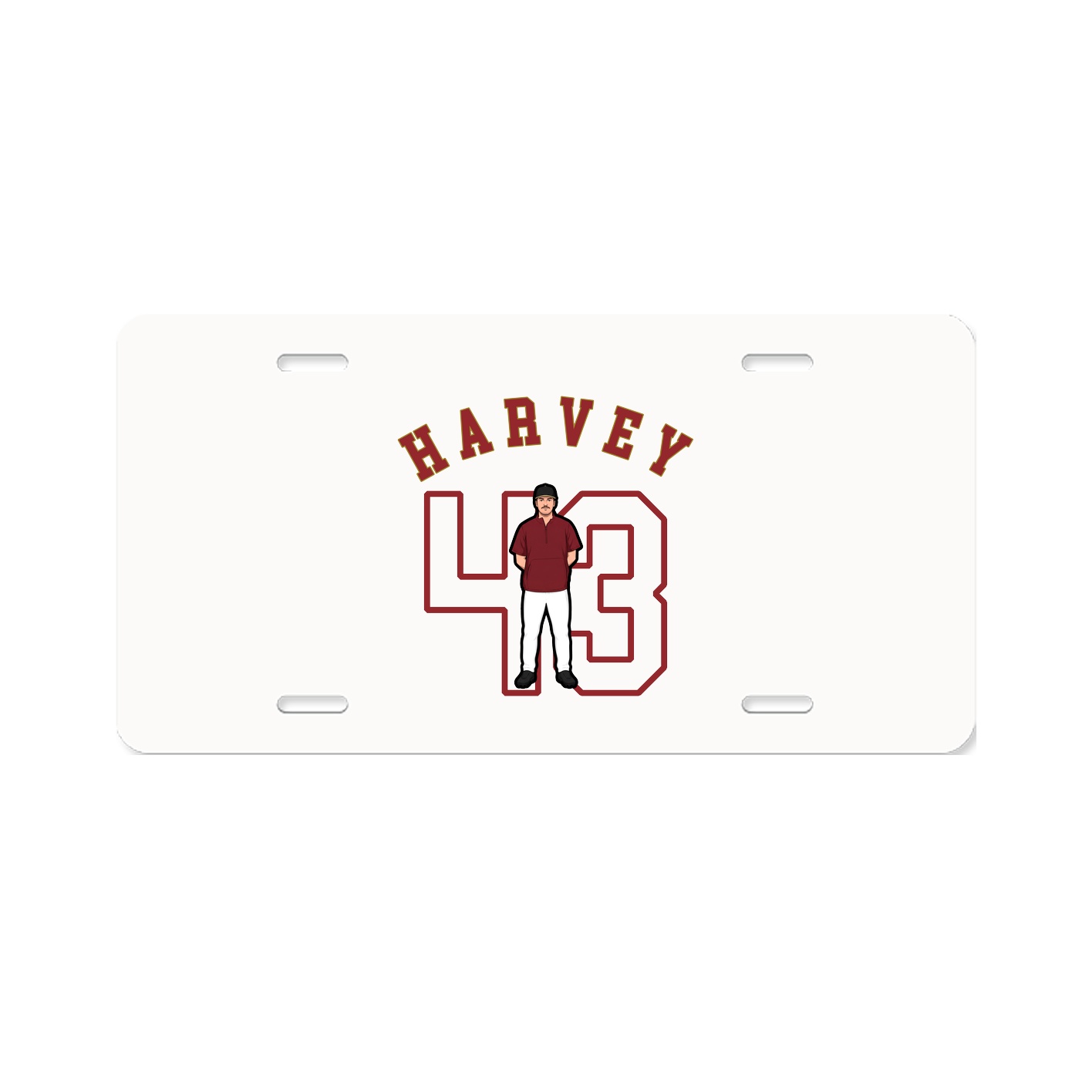 License Plate — Shirsey Arch in Classic