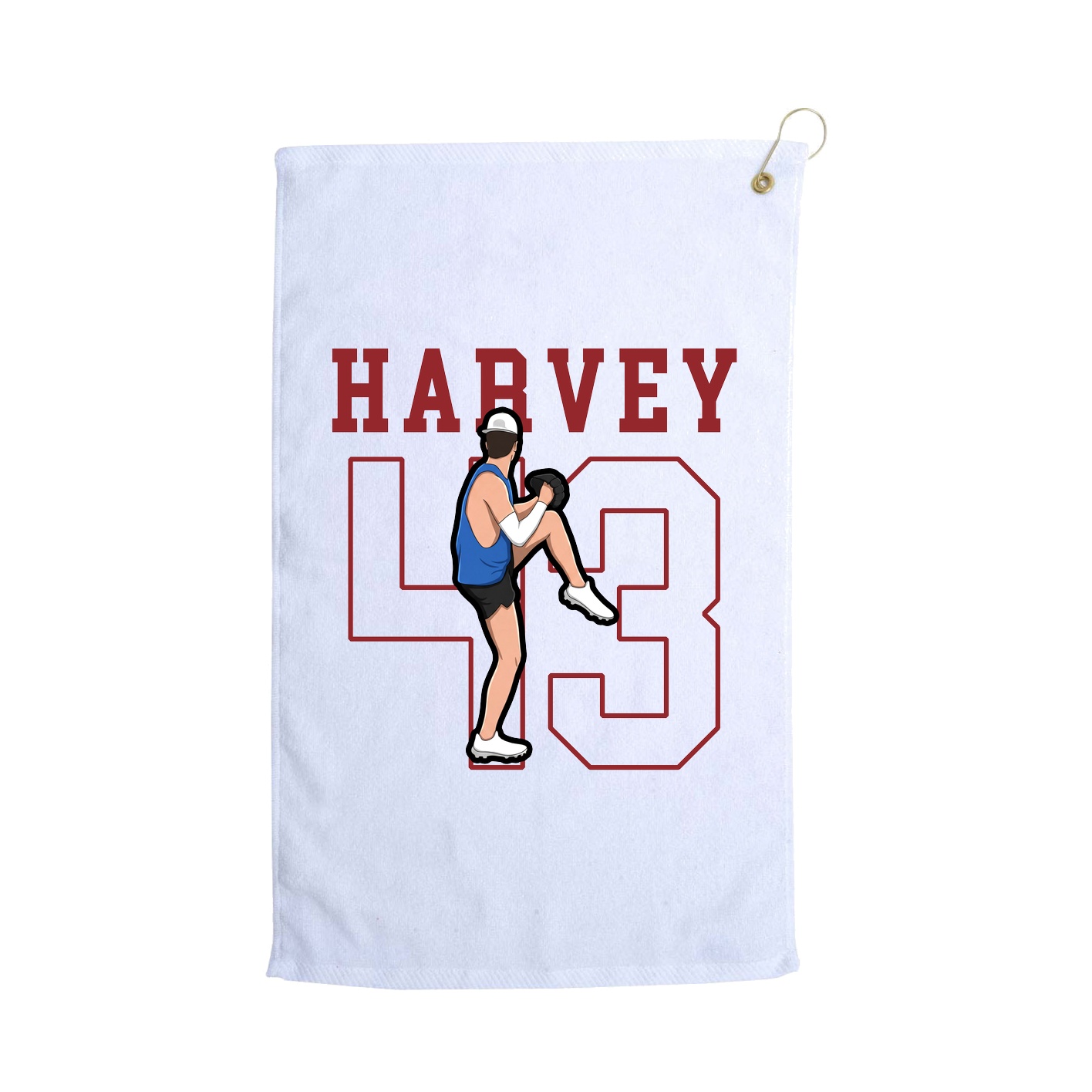Golf Towel — Shirsey in White