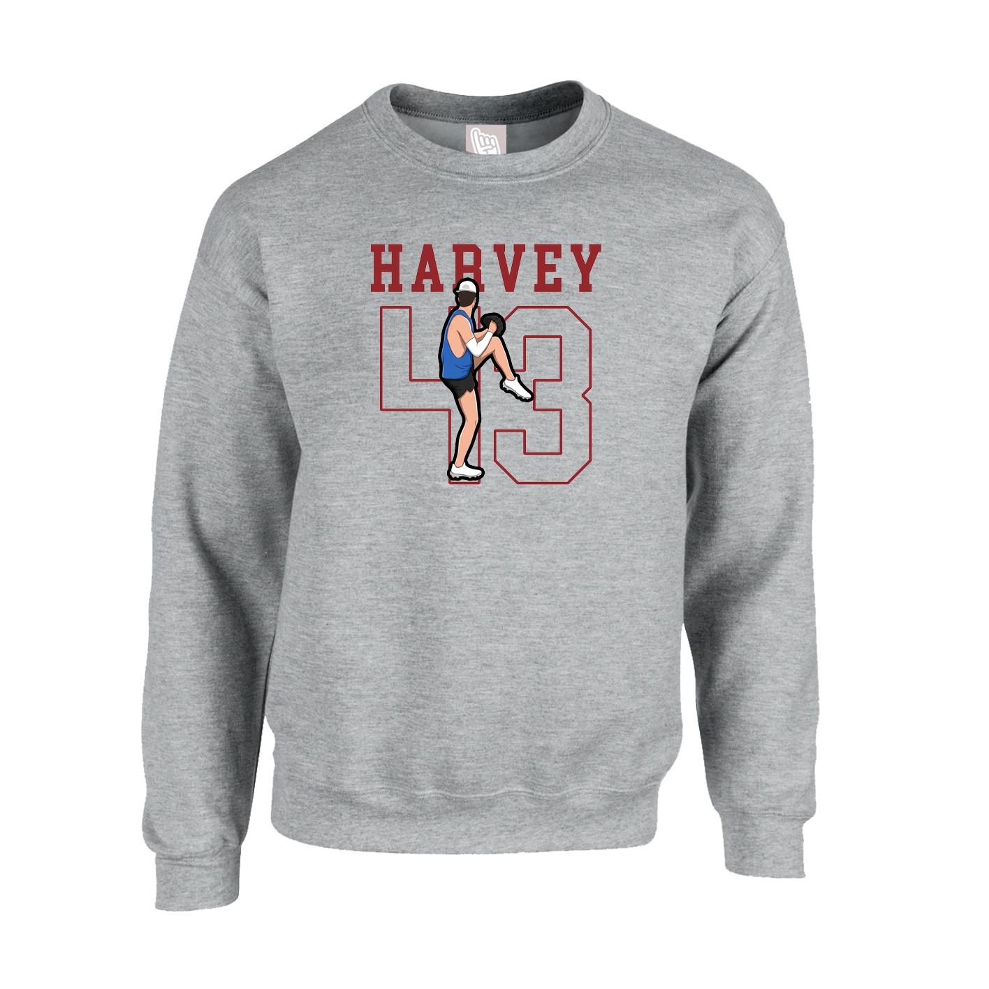 Fleece Crew — Shirsey in Grey