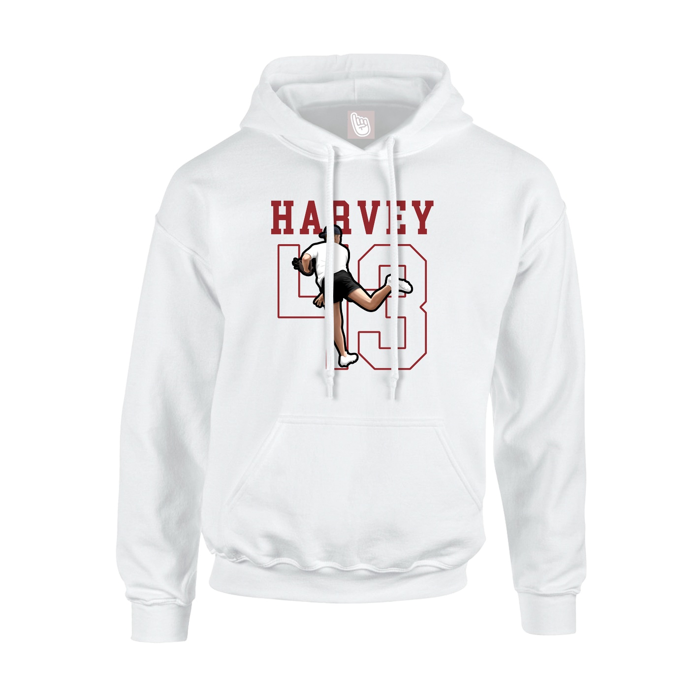 Youth Hoodie — Shirsey in White