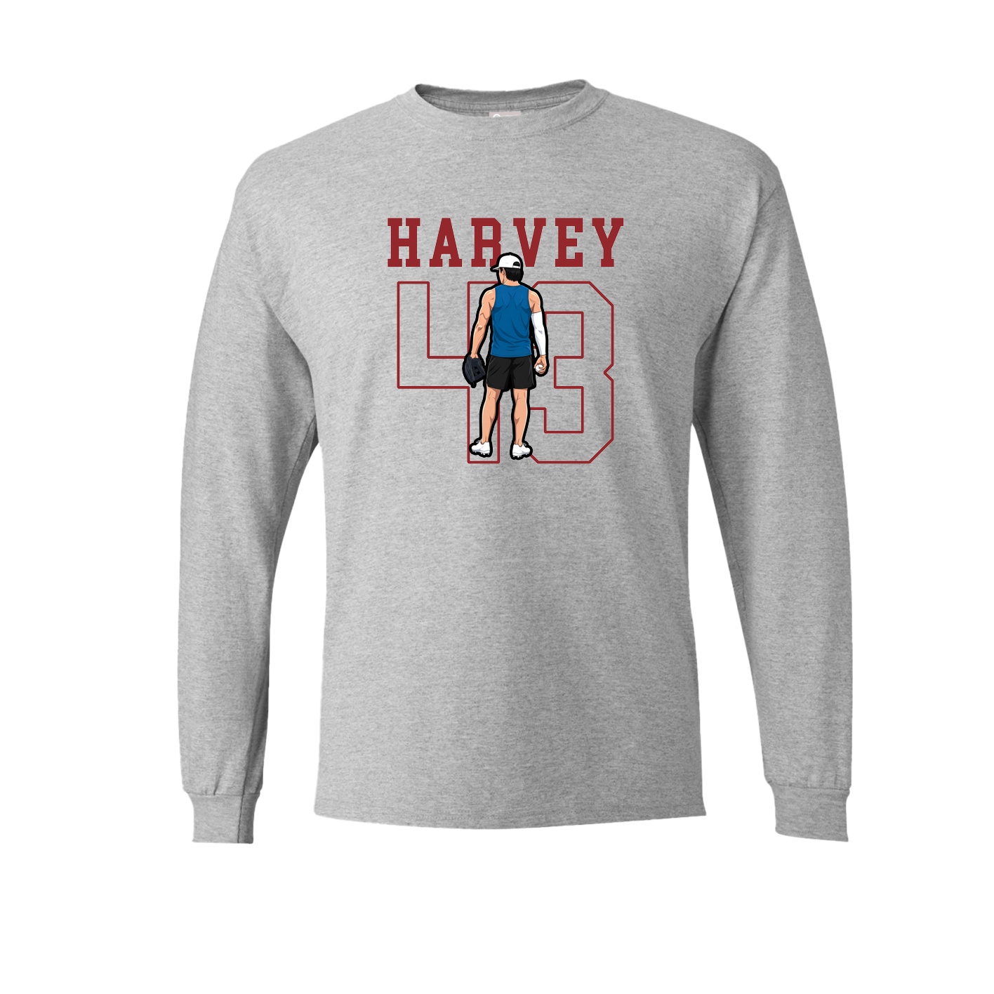 Long Sleeve Tee — Shirsey in Grey