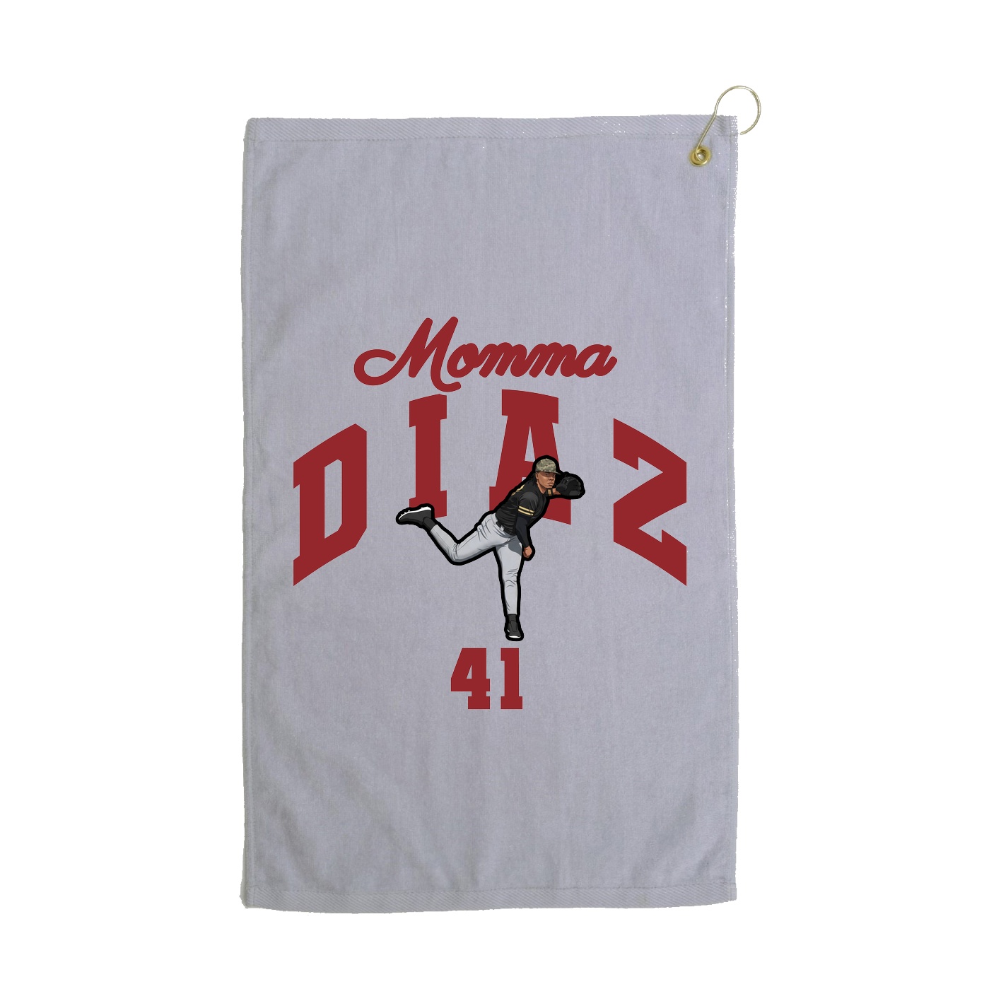 Golf Towel — Mothers Day Arch in Grey