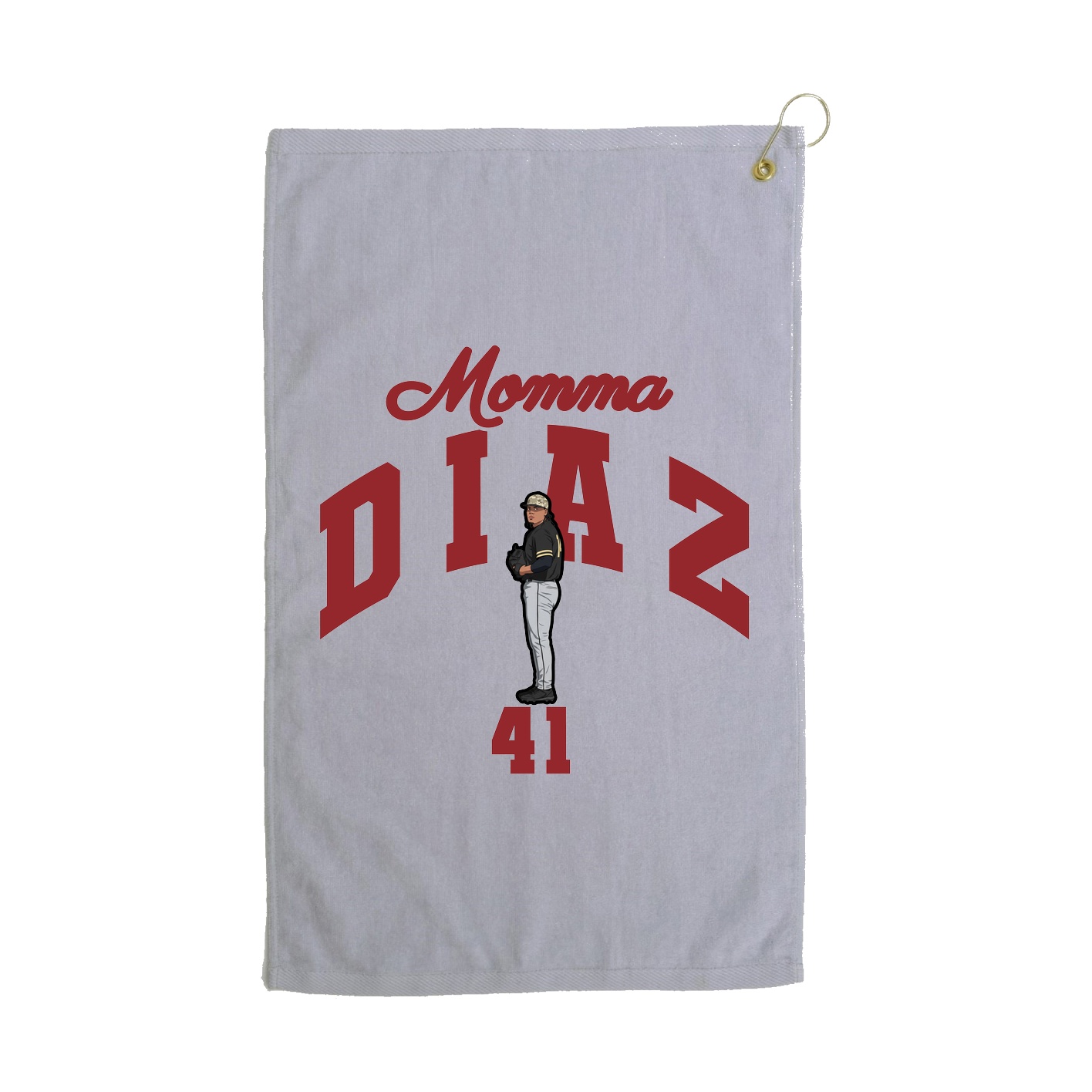 Golf Towel — Mothers Day Arch in Grey