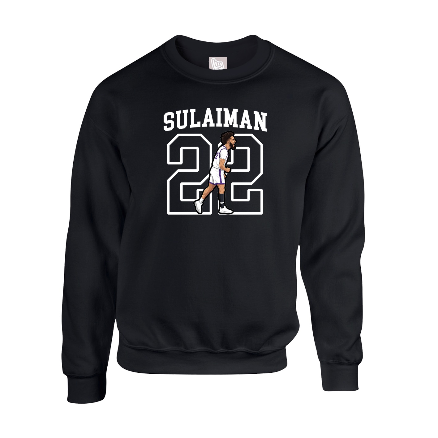 Fleece Crew — Shirsey in Black