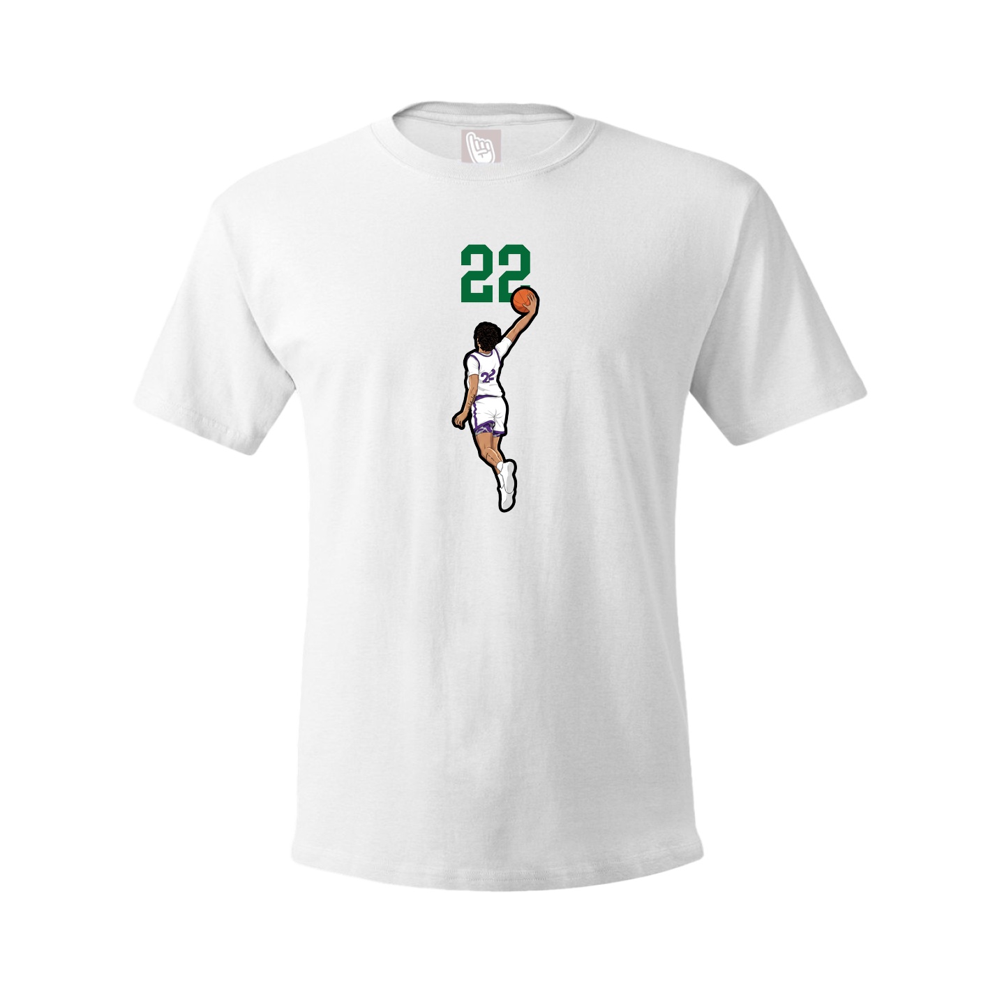 Tee — Number Top in White