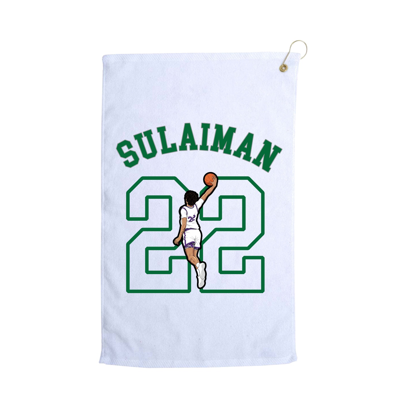 Golf Towel — Shirsey Arch in White