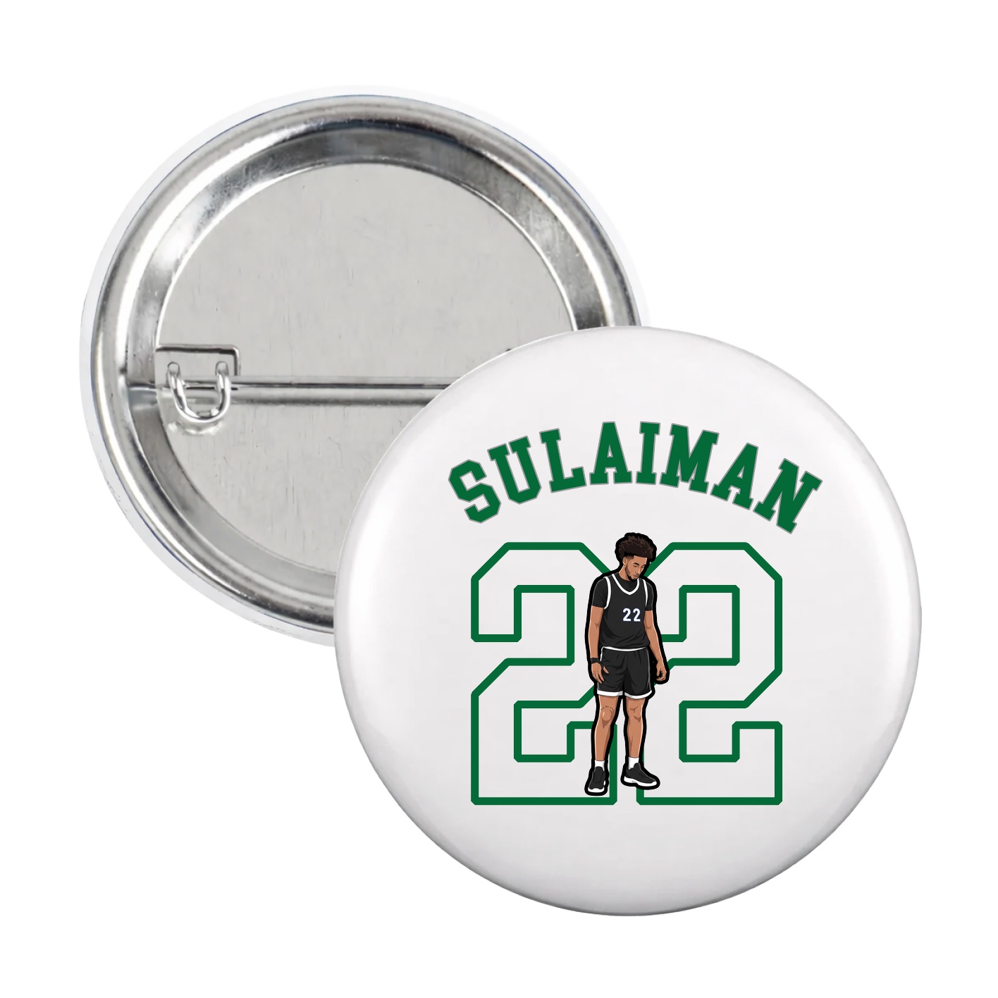 Game Day Button — Shirsey Arch in White