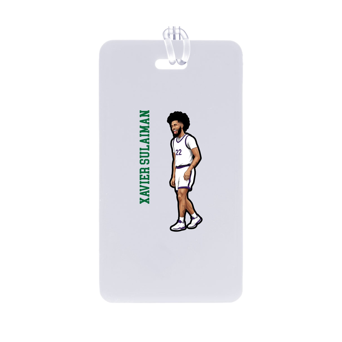 Bag Tag — Name Vertical in Classic