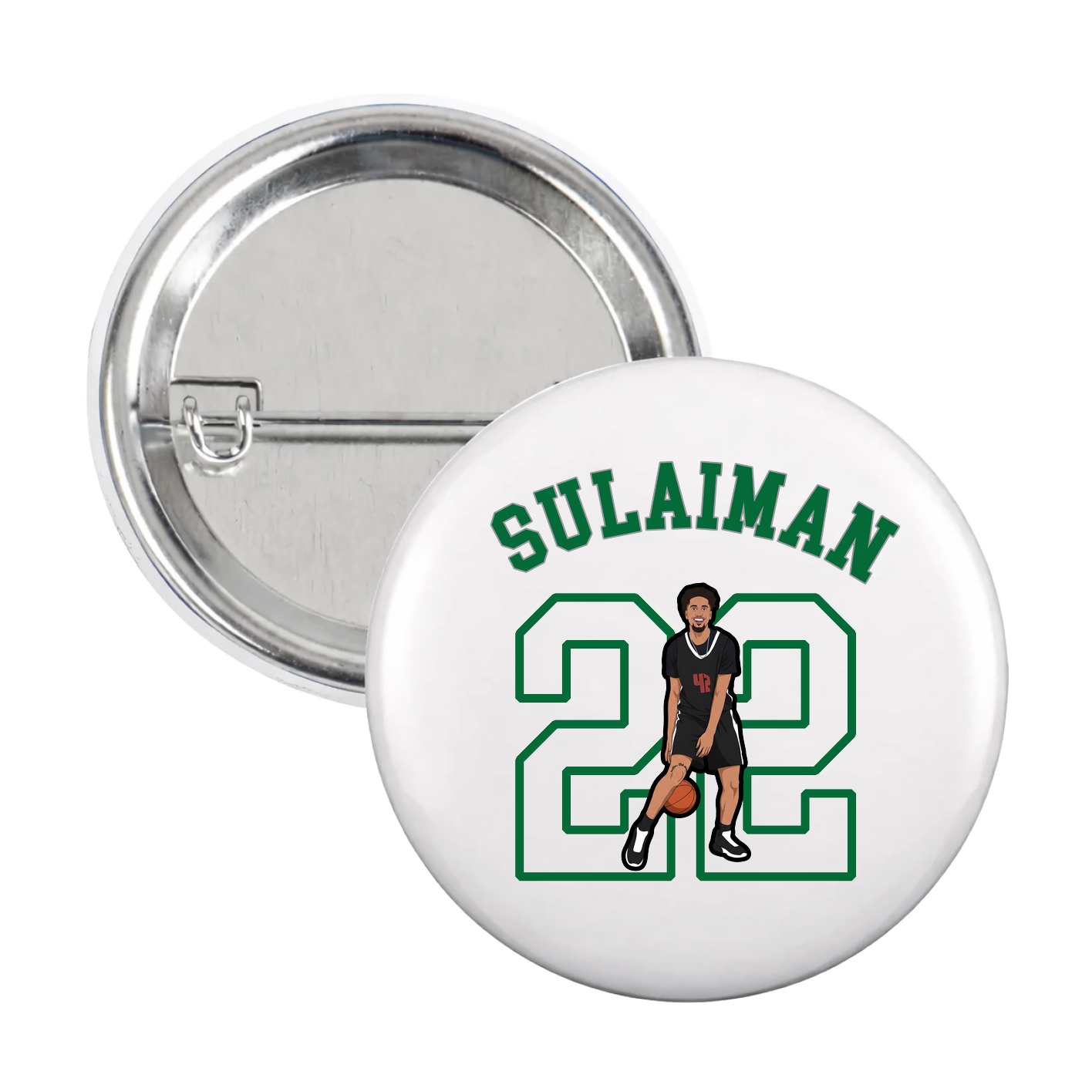 Game Day Button — Shirsey Arch in White