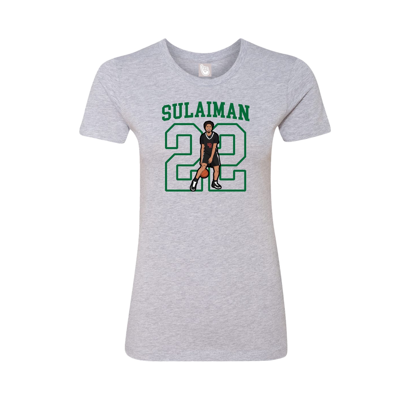 Fitted Women's Tee — Shirsey in Grey
