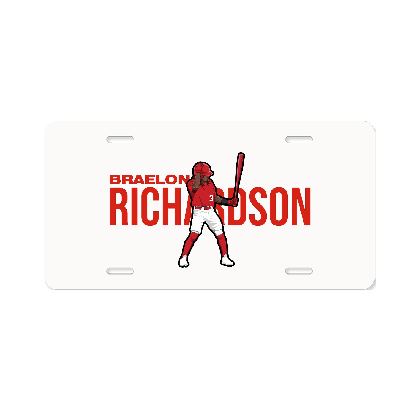 License Plate — Player Name in Classic