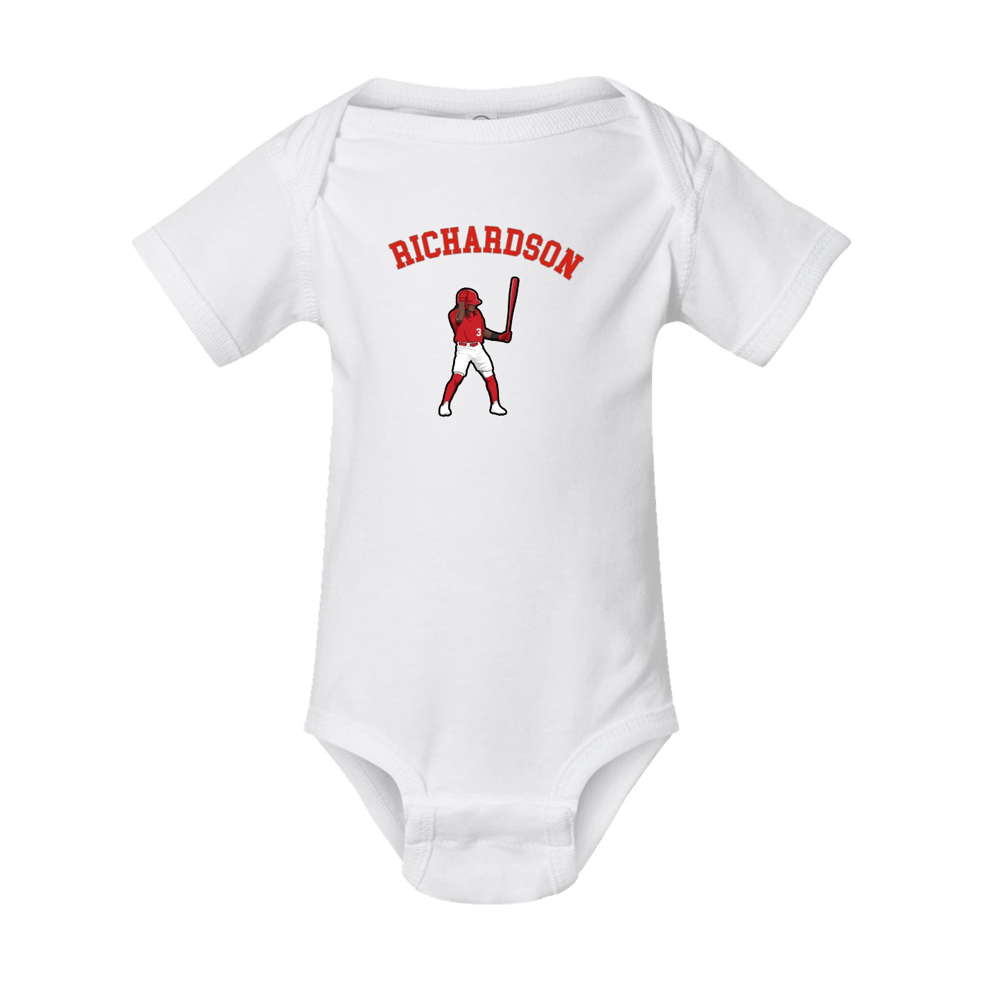 Baby Onesie — Shirsey Arch in White