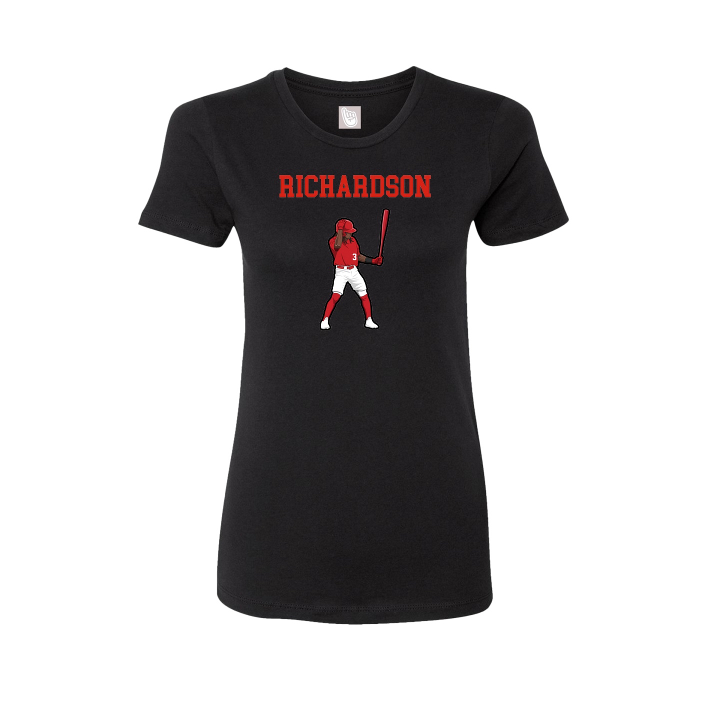Fitted Women's Tee — Shirsey in Black
