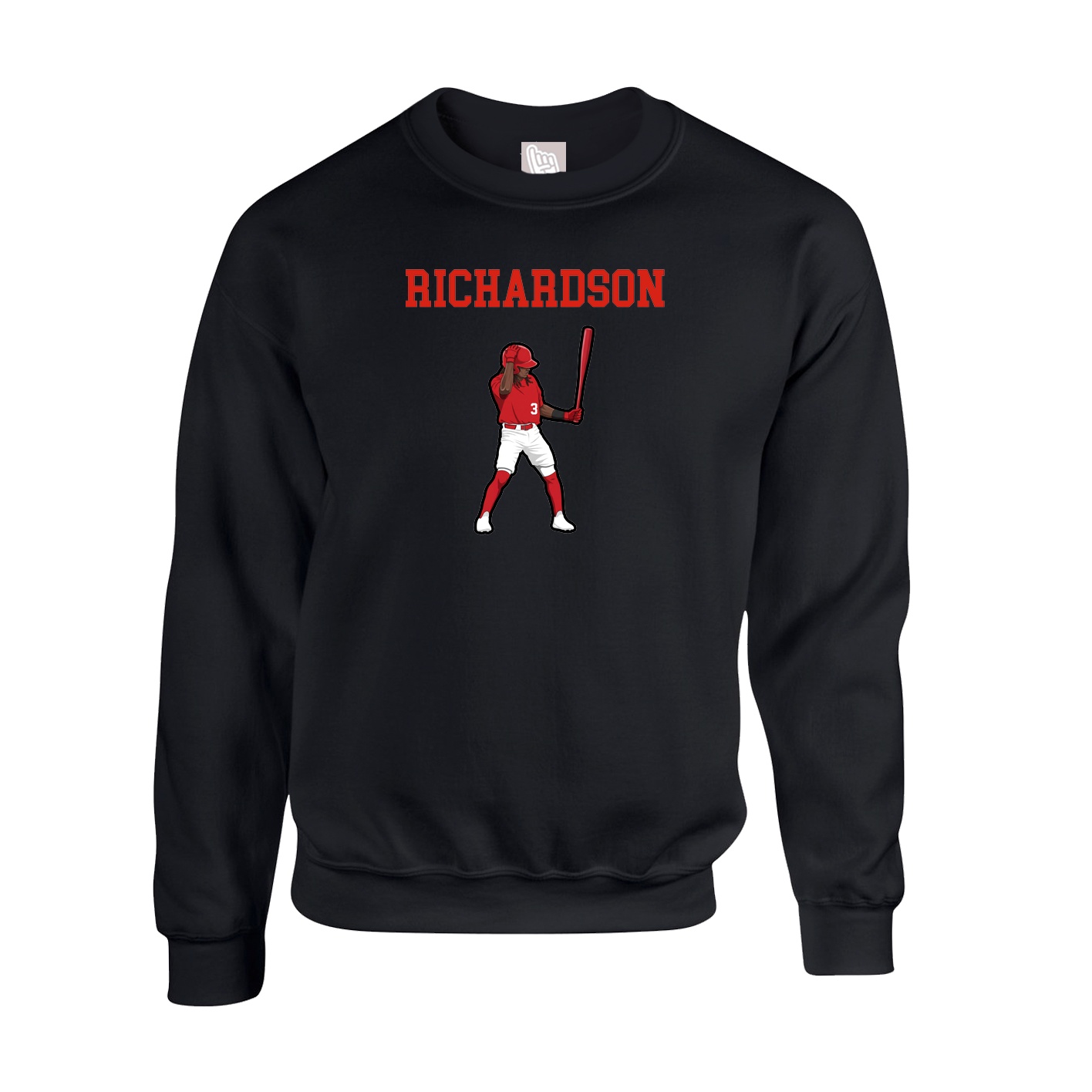 Fleece Crew — Shirsey in Black