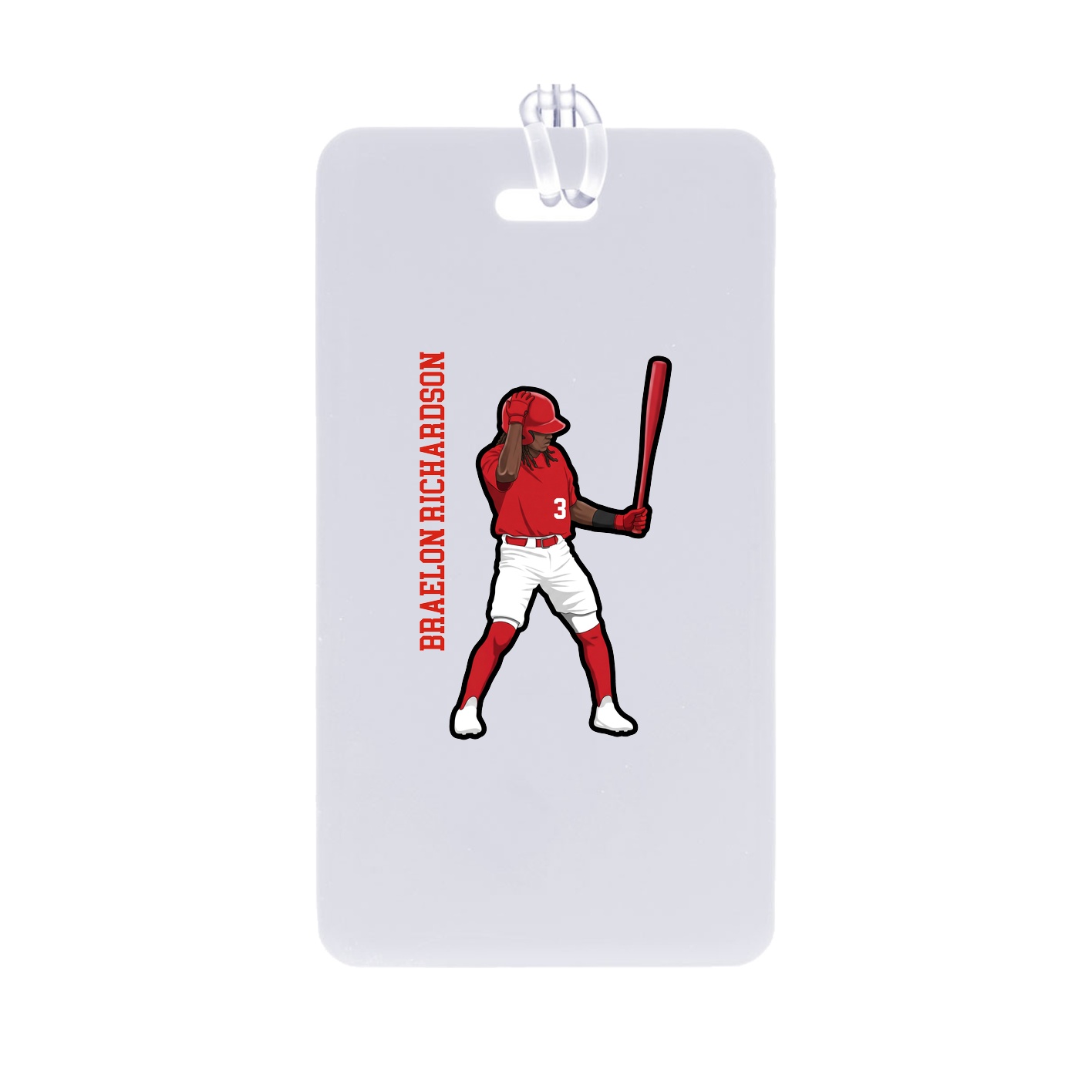 Bag Tag — Name Vertical in Classic