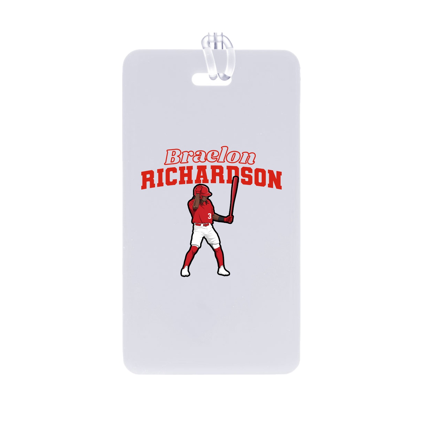 Bag Tag — Name Arch in Classic