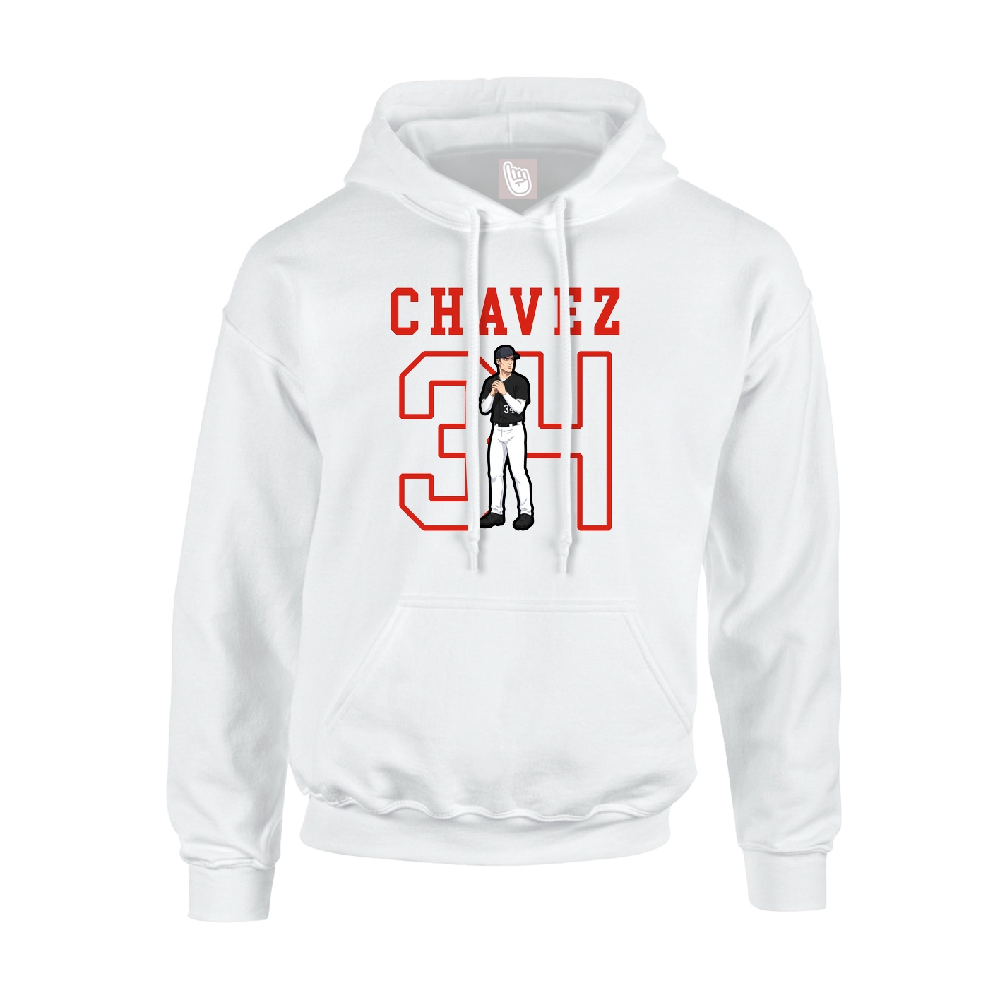 Youth Hoodie — Shirsey in White