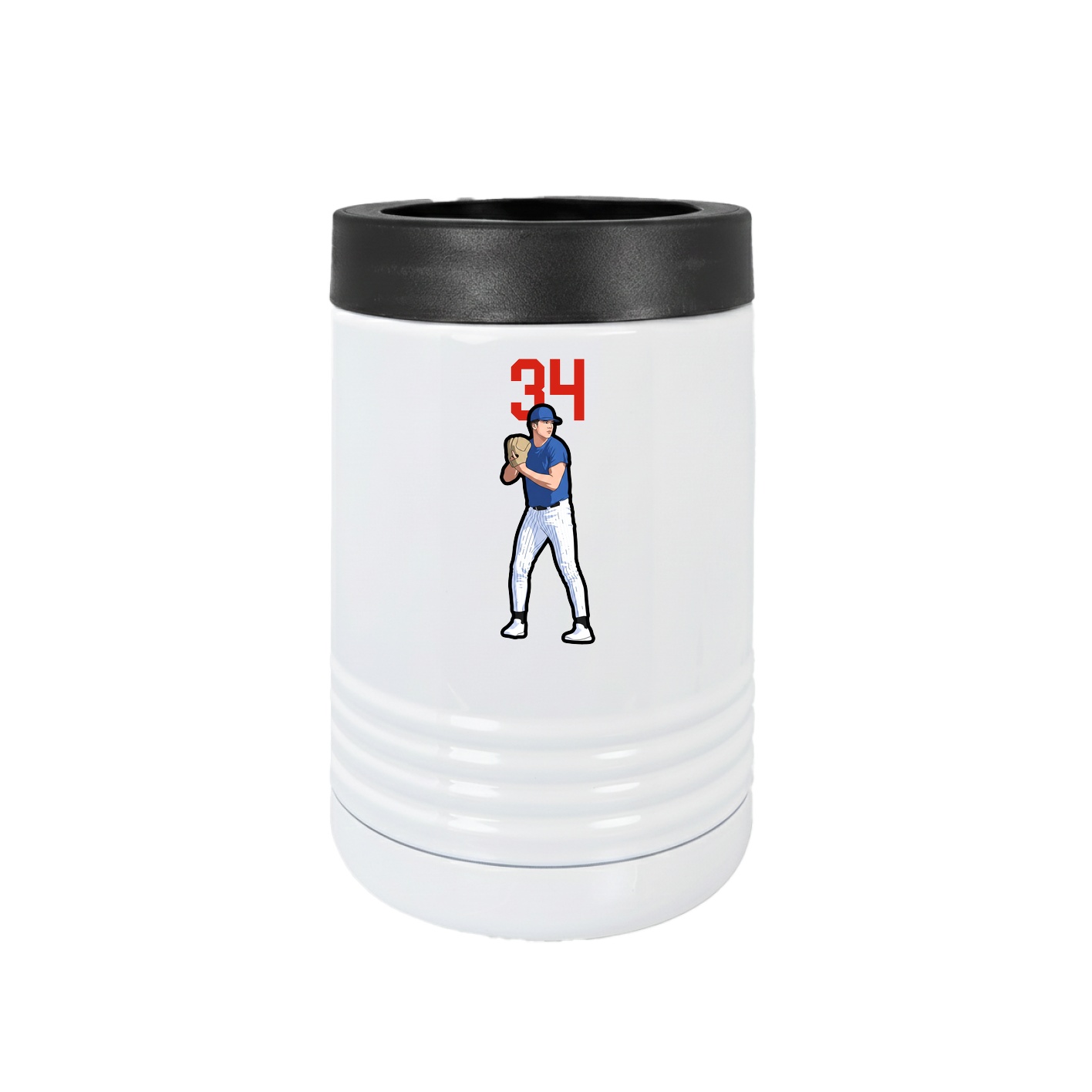 Beverage Holder — Number Top in White
