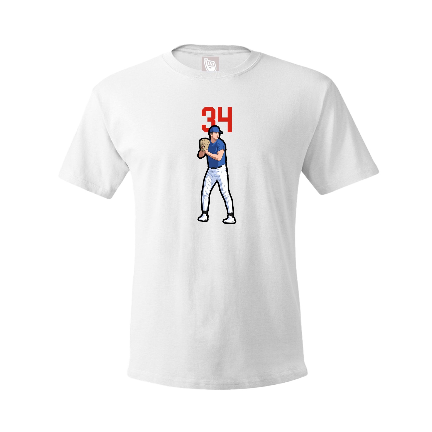 Tee — Number Top in White