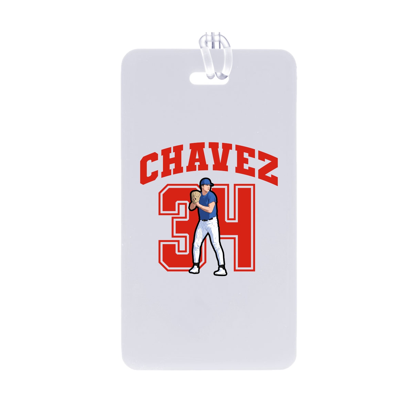 Bag Tag — Number in Classic