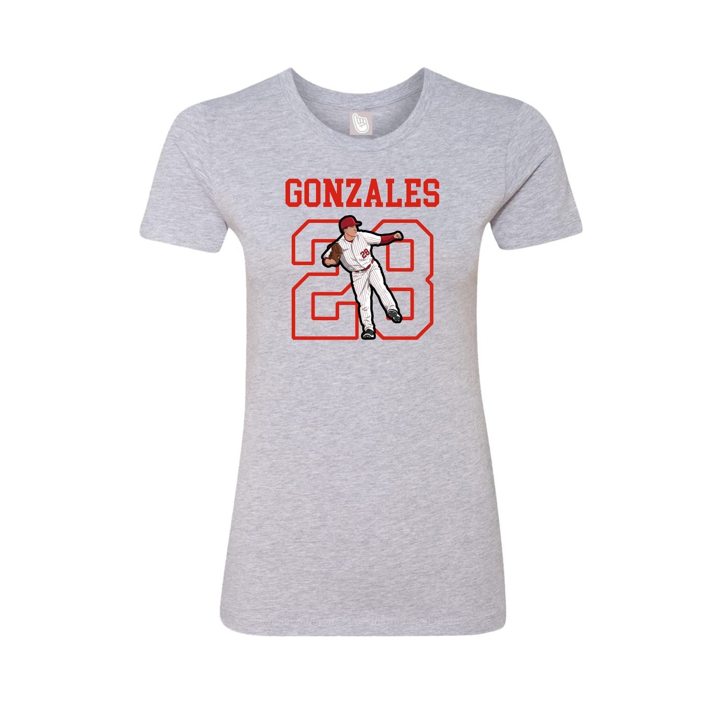 Fitted Women's Tee — Shirsey in Grey