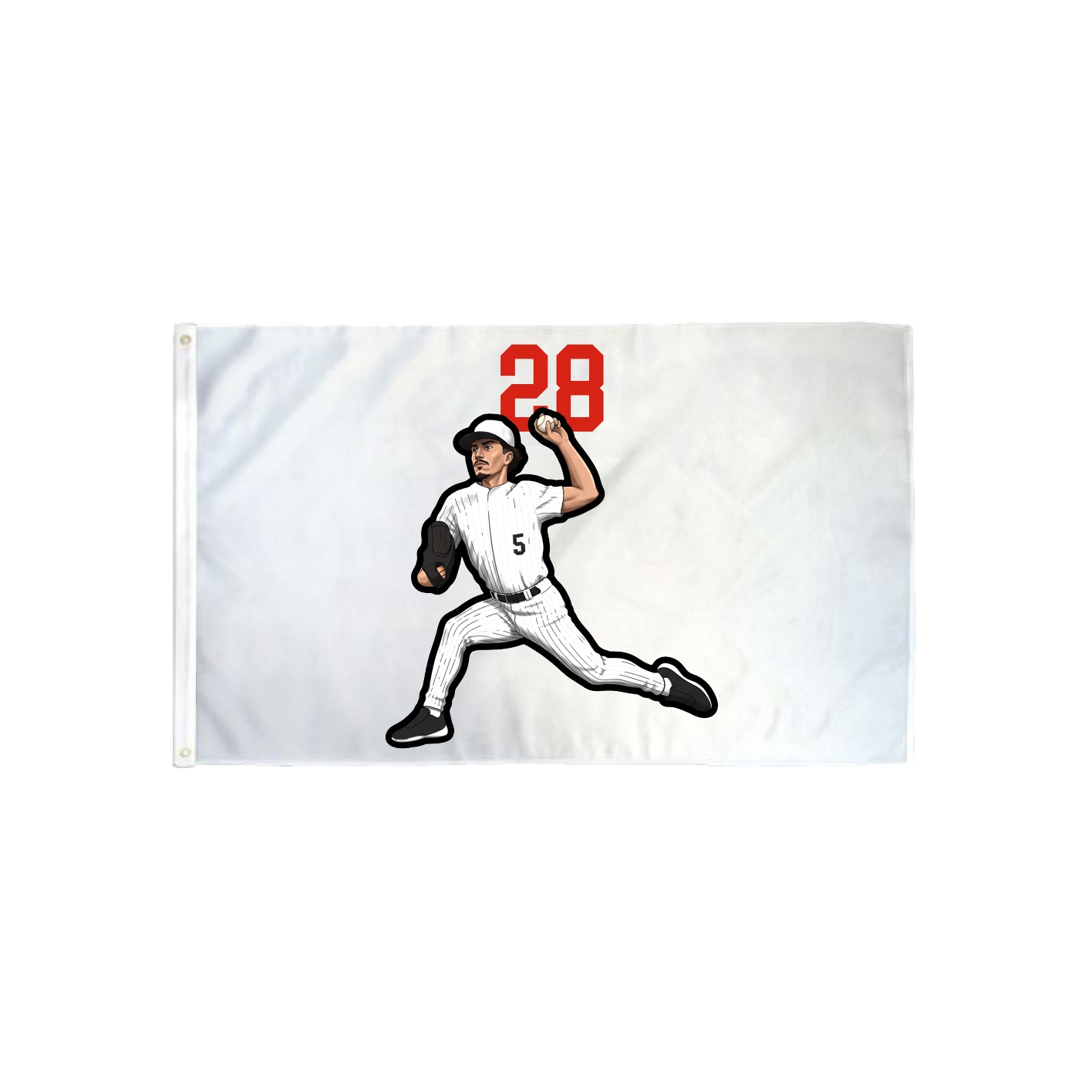 3x5 Flag — Number Top in Classic
