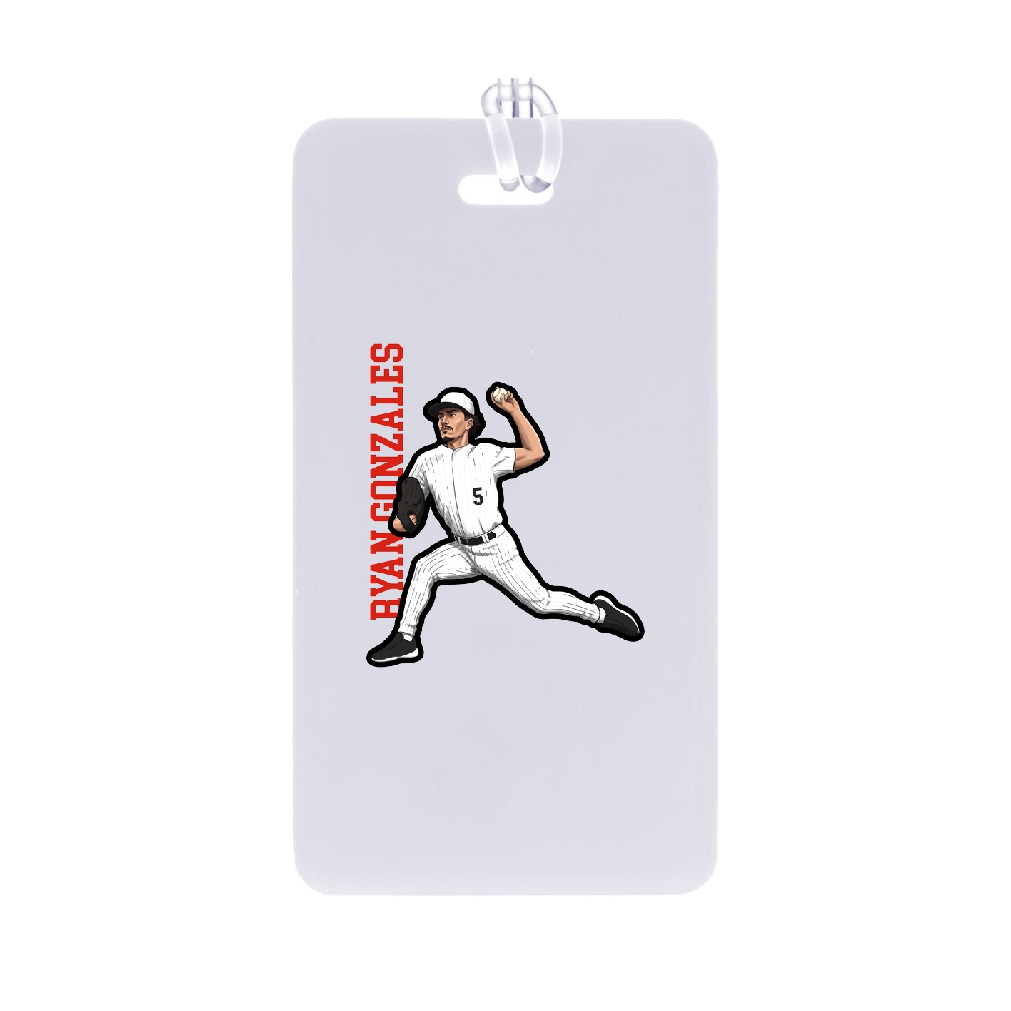 Bag Tag — Name Vertical in Classic