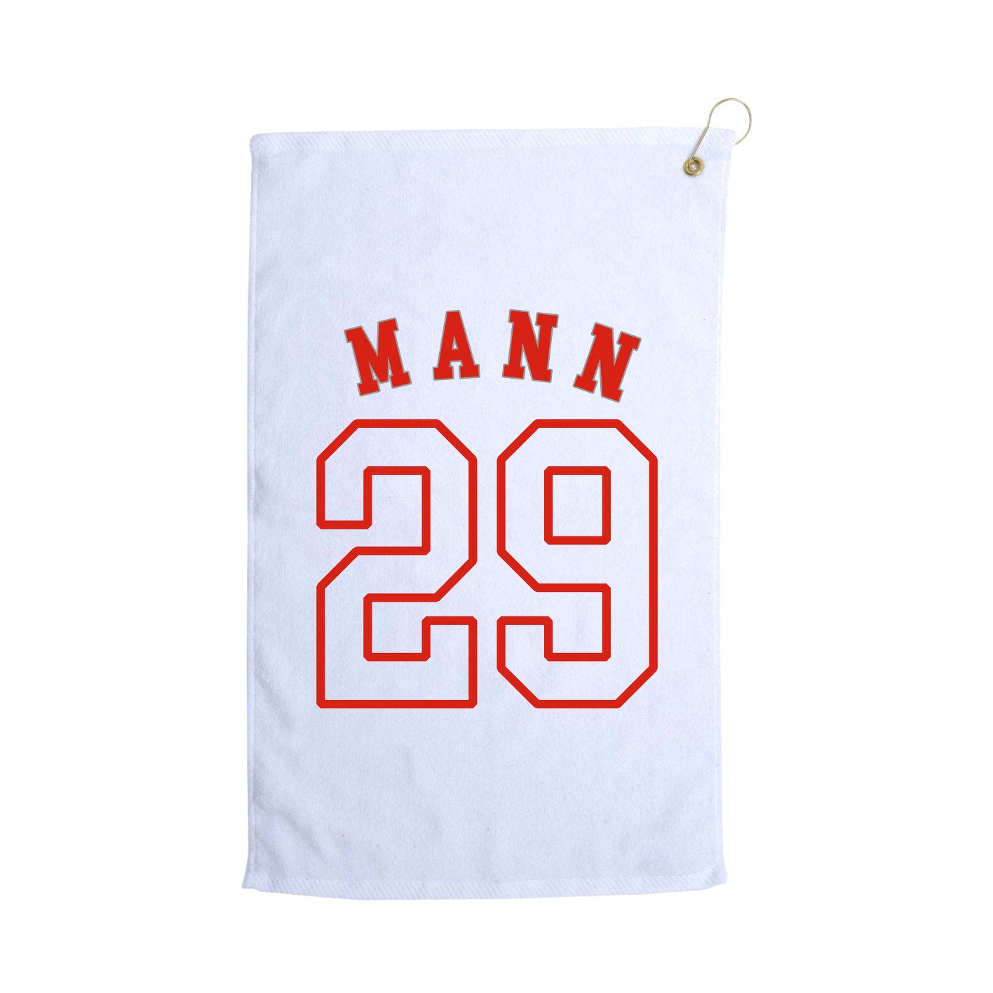 Golf Towel — Shirsey Arch in White