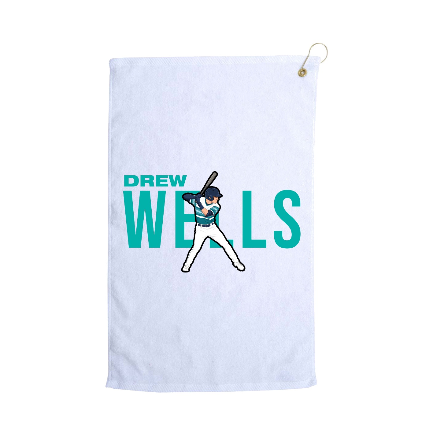Golf Towel — Player Name in White