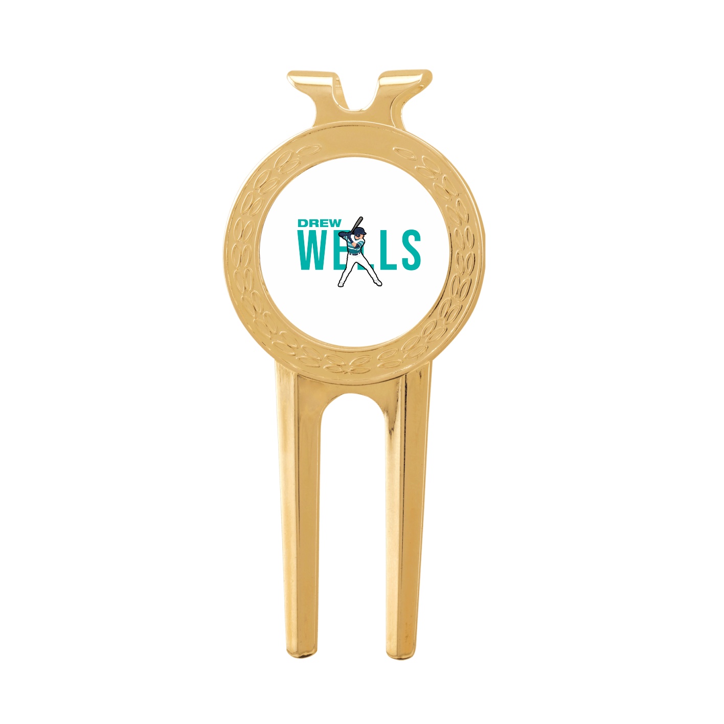 Divot Tool with Ball Marker — Player Name in Classic
