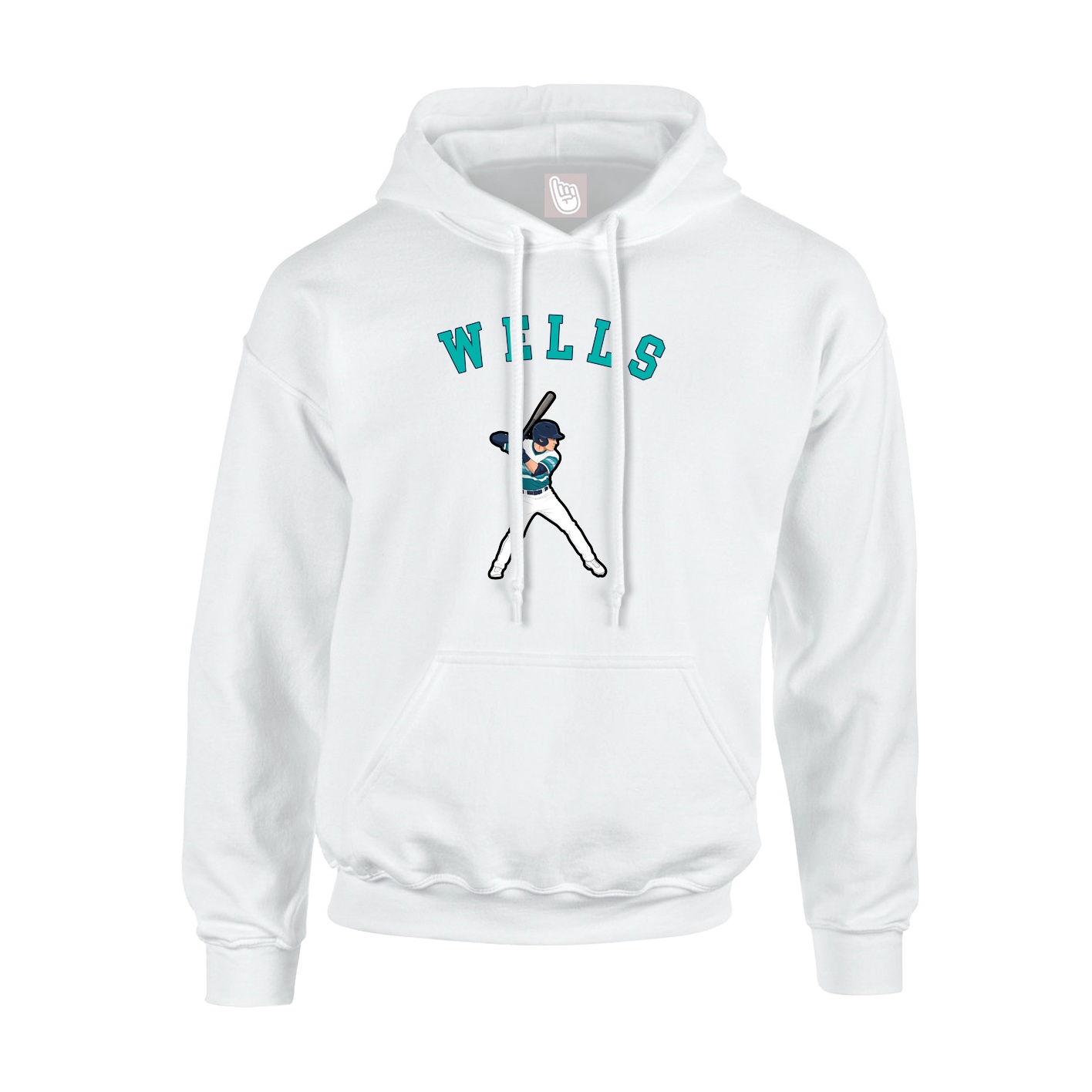 Youth Hoodie — Shirsey Arch in White