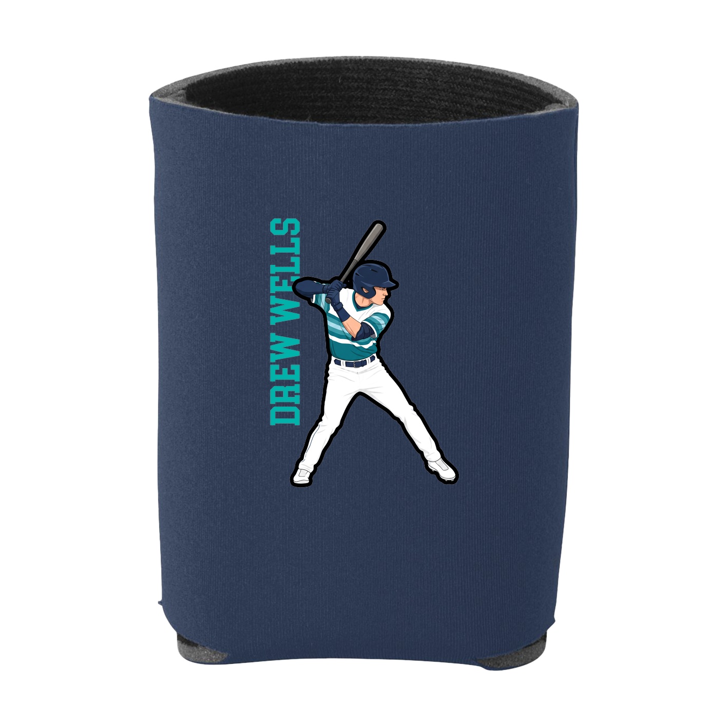 Can Holder — Name Vertical in Navy
