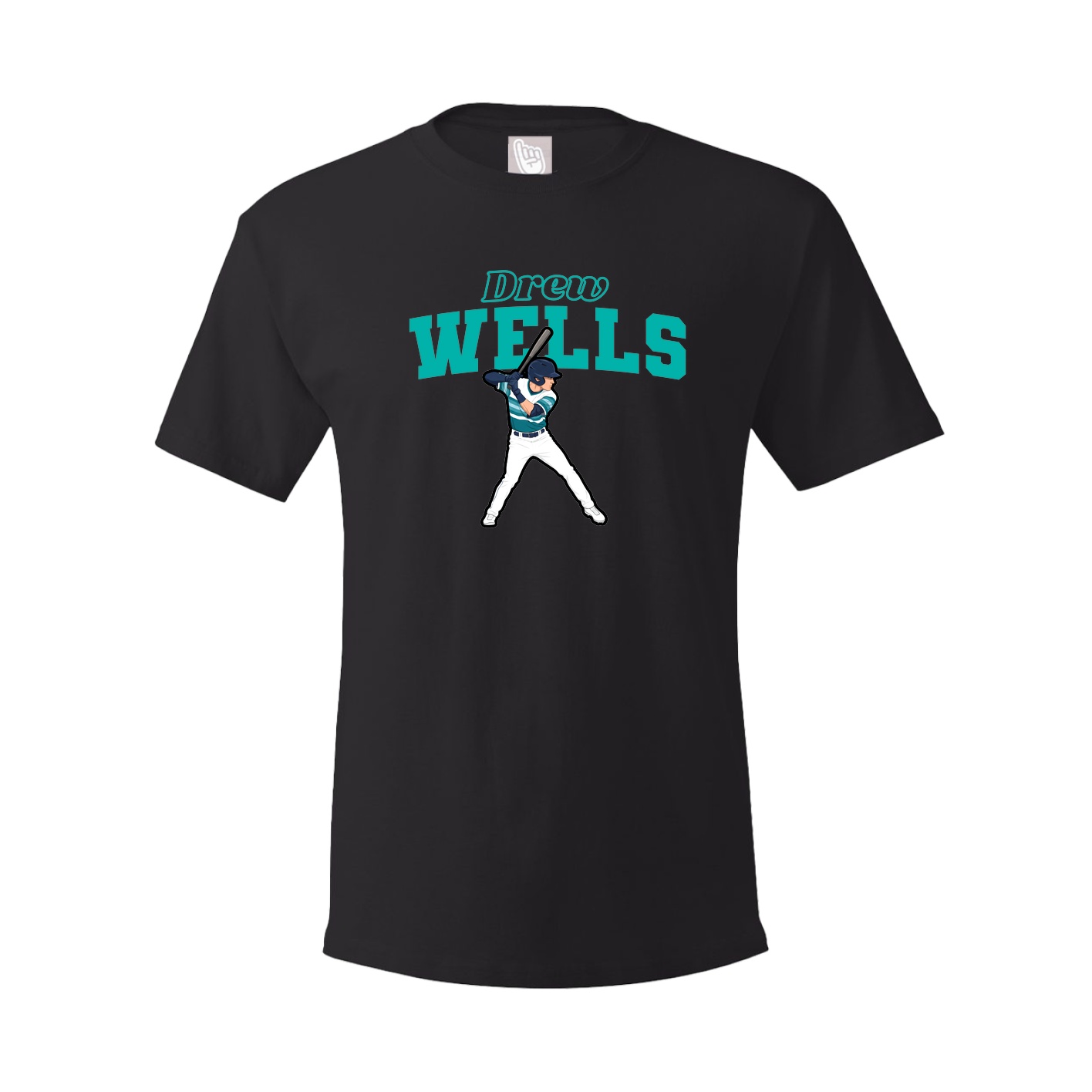 Youth Tee — Name Arch in Black