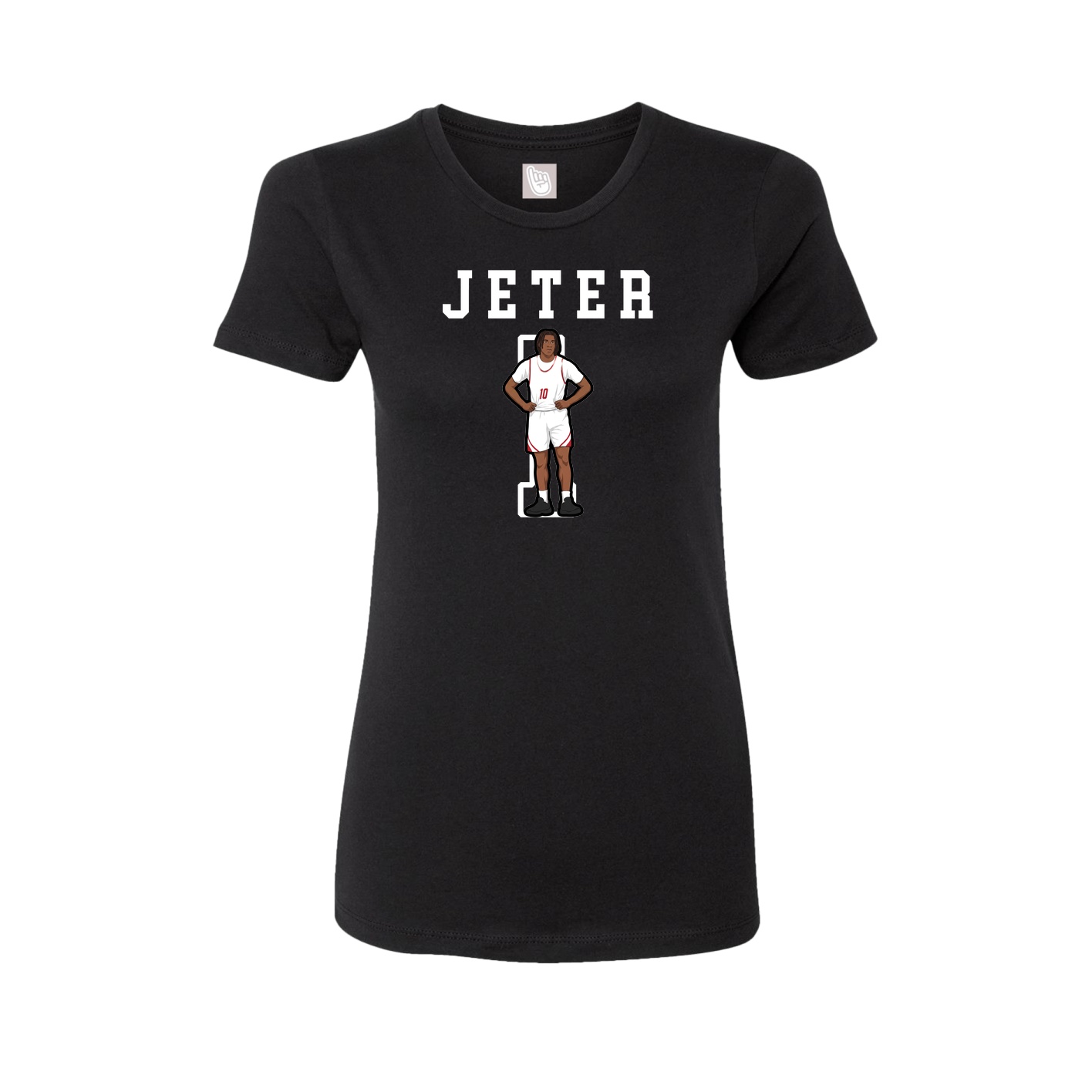 Fitted Women's Tee — Shirsey in Black