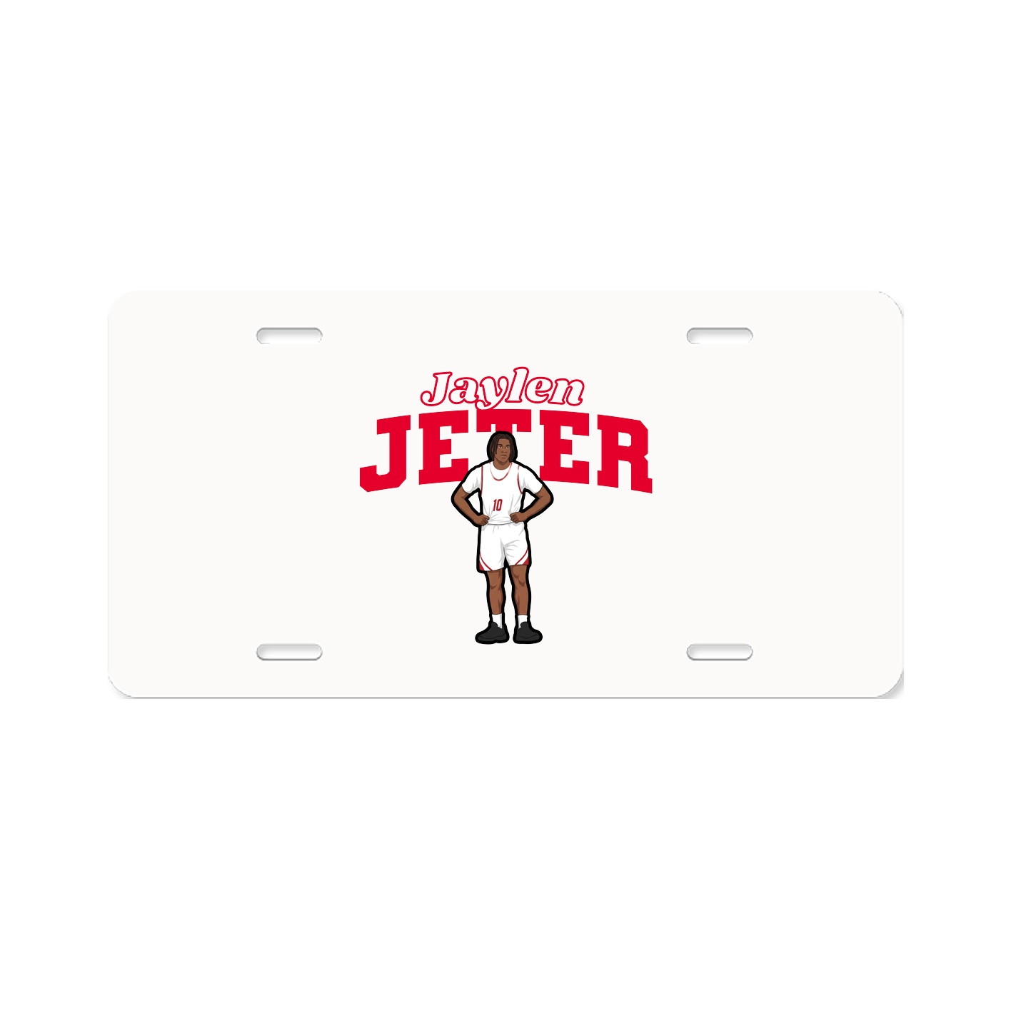 License Plate — Name Arch in Classic