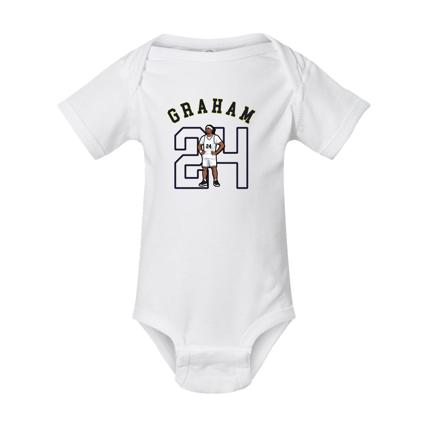 Baby Onesie — Shirsey Arch in White