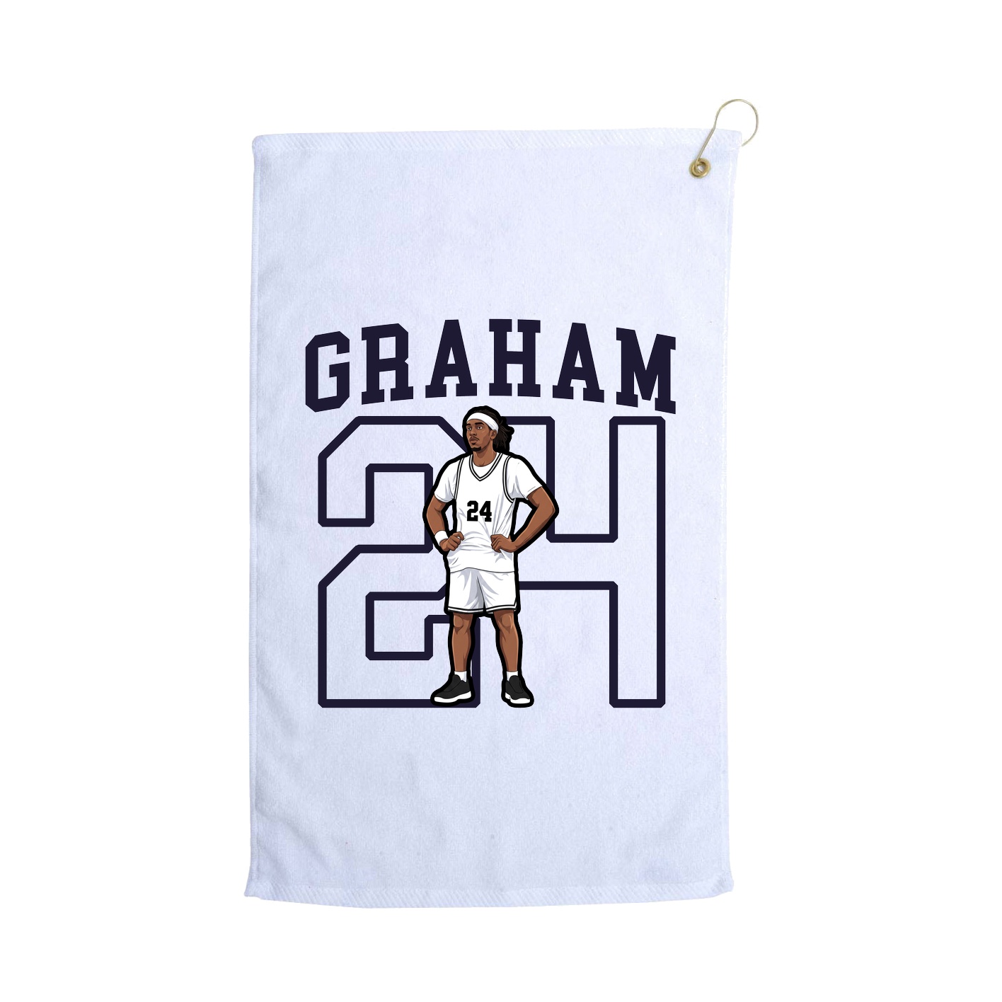 Golf Towel — Shirsey in White