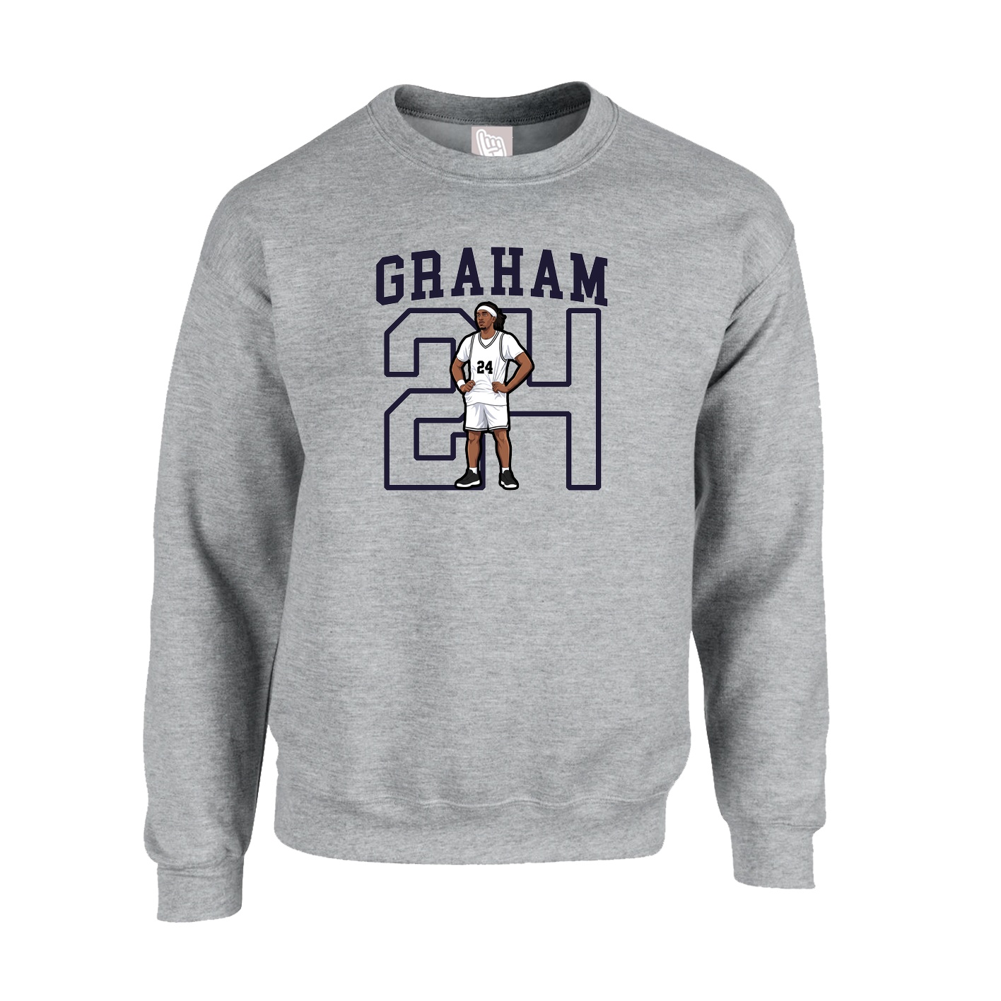 Fleece Crew — Shirsey in Grey