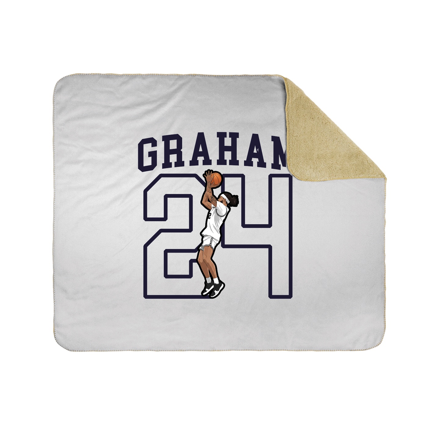 Throw Blanket — Shirsey in White