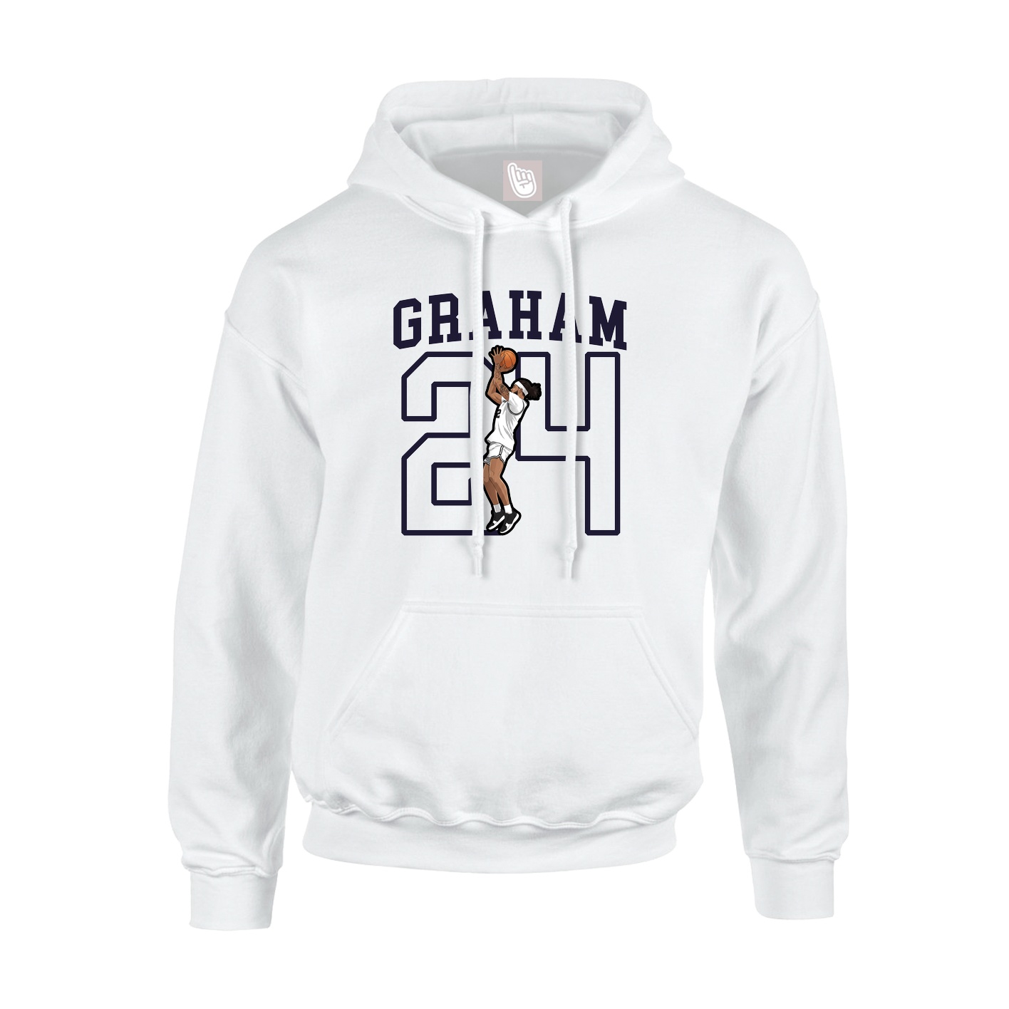 Hoodie — Shirsey in White