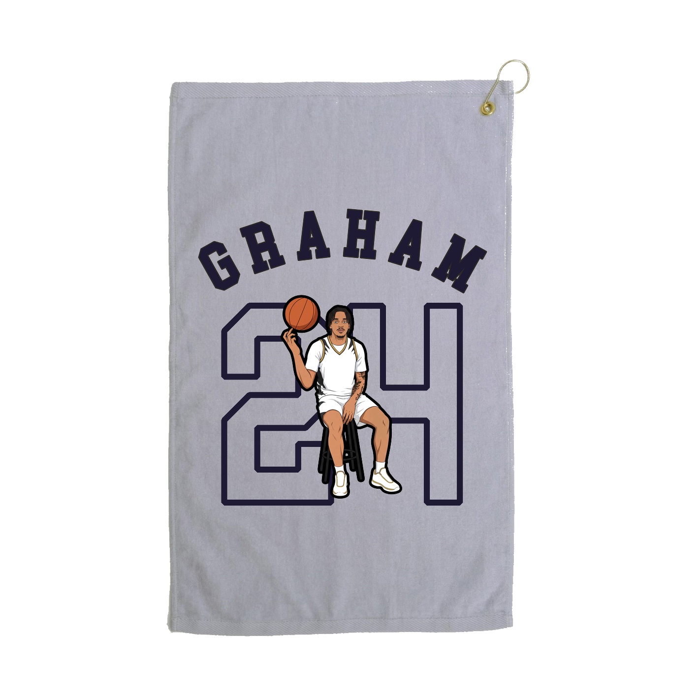 Golf Towel — Shirsey Arch in Grey
