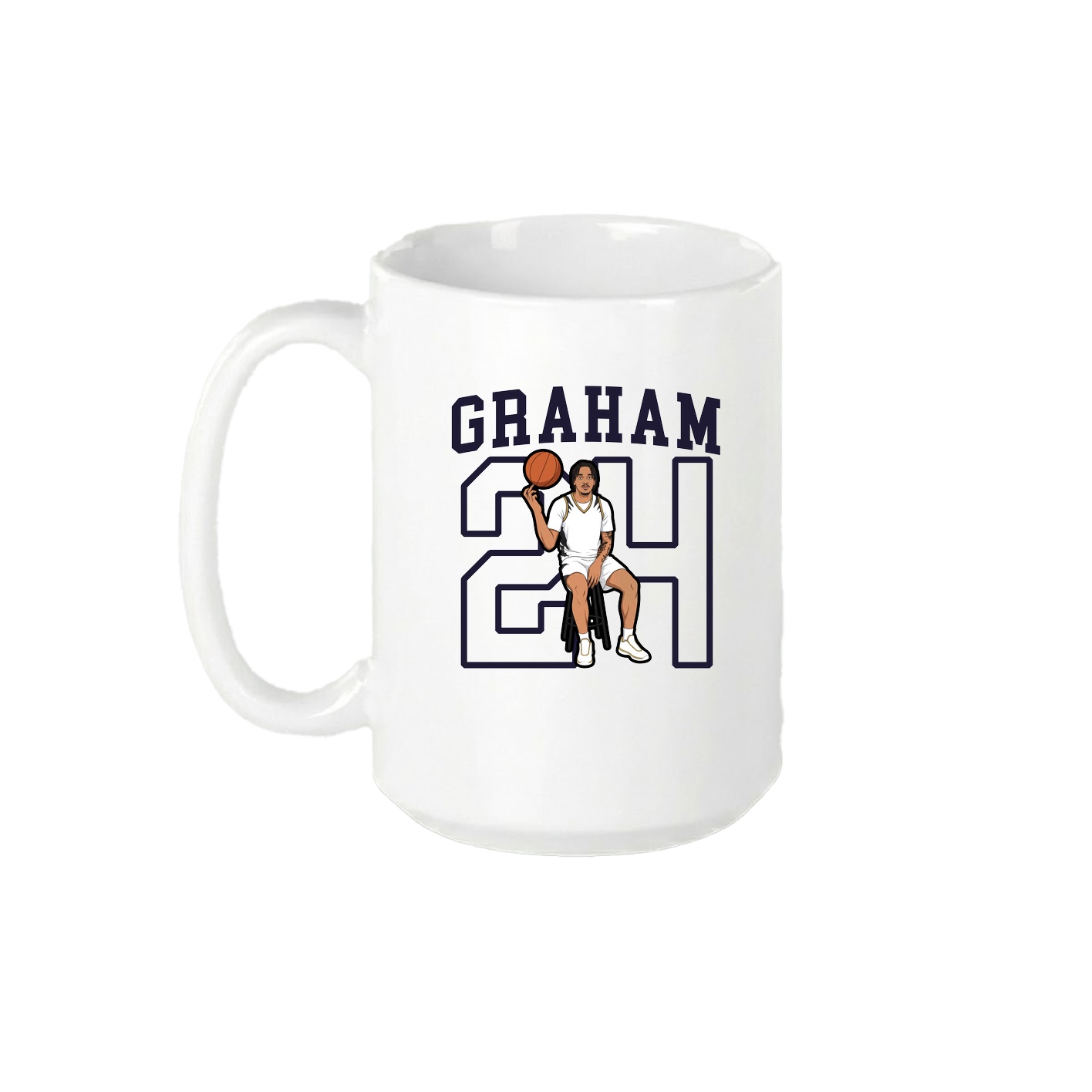 15oz Coffee Mug — Shirsey in White