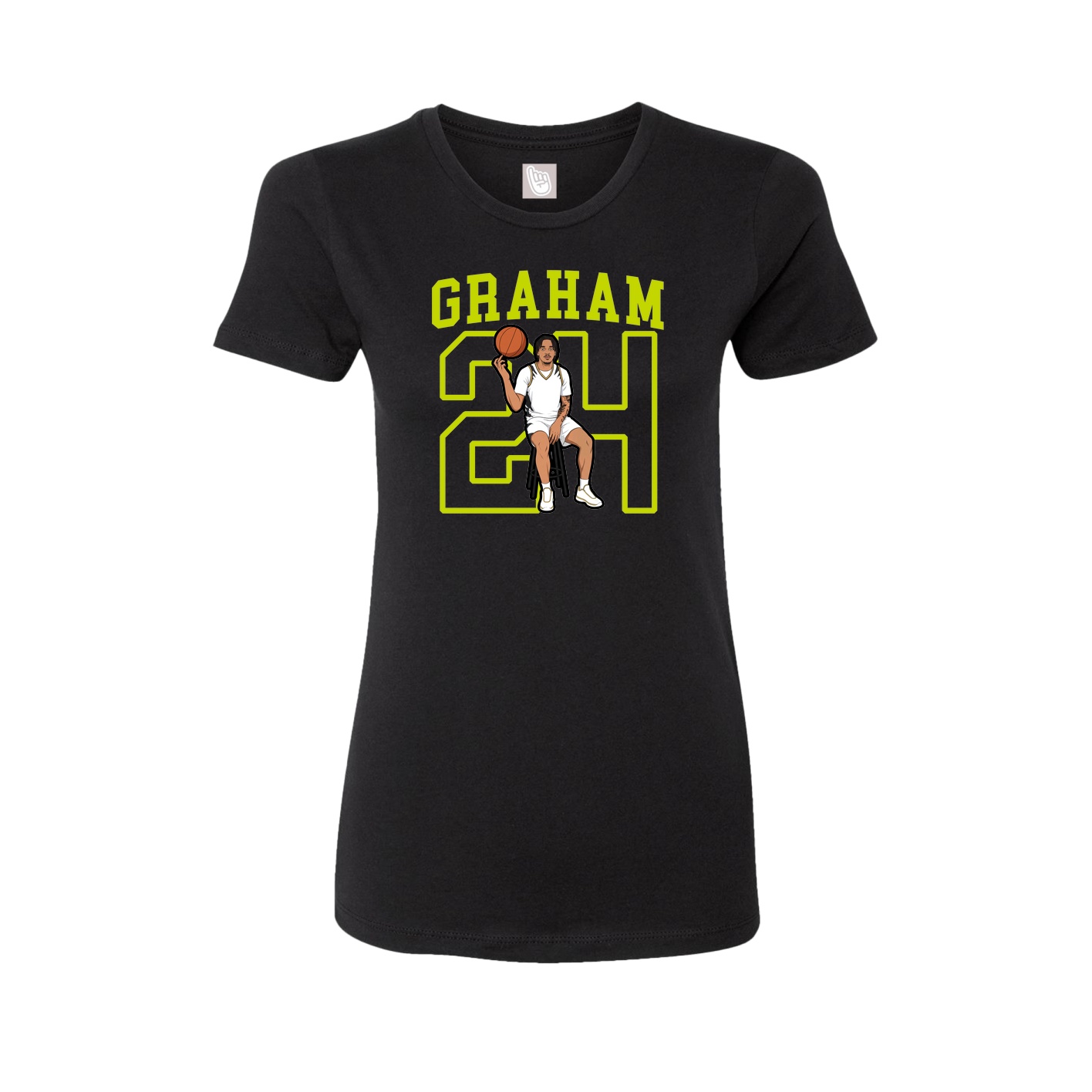 Fitted Women's Tee — Shirsey in Black