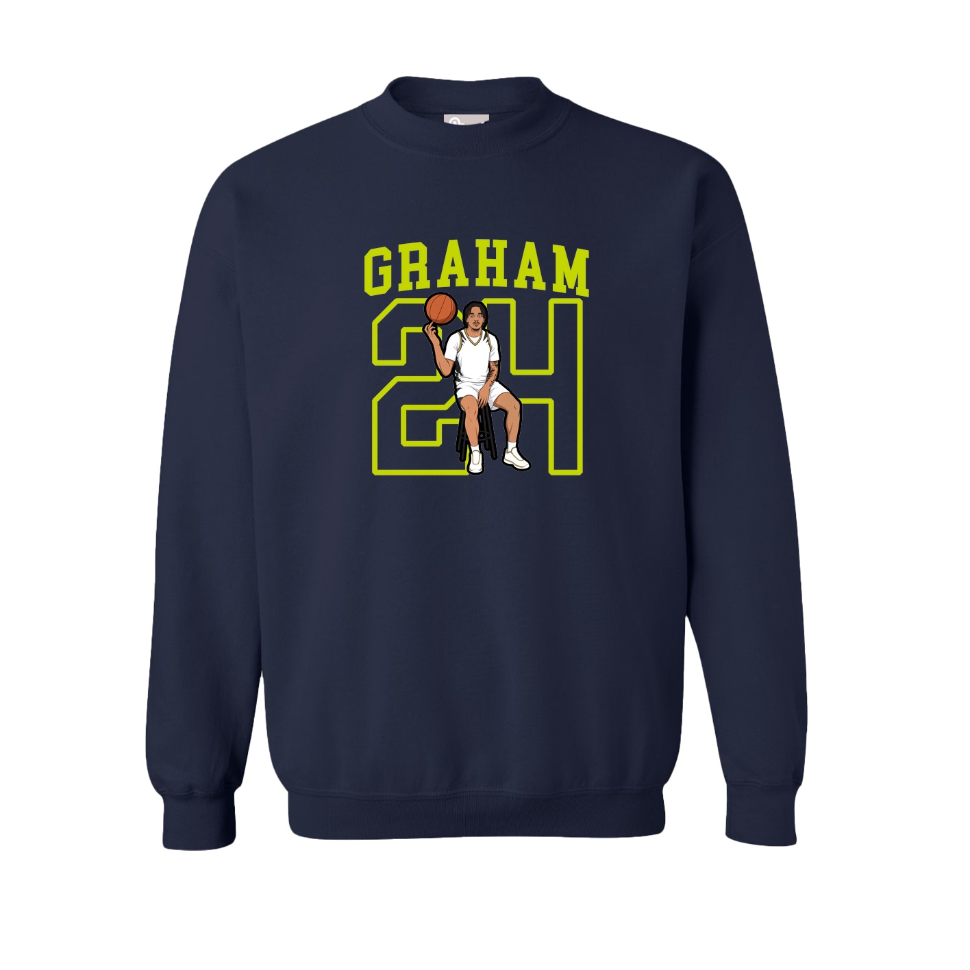 Fleece Crew — Shirsey in Navy