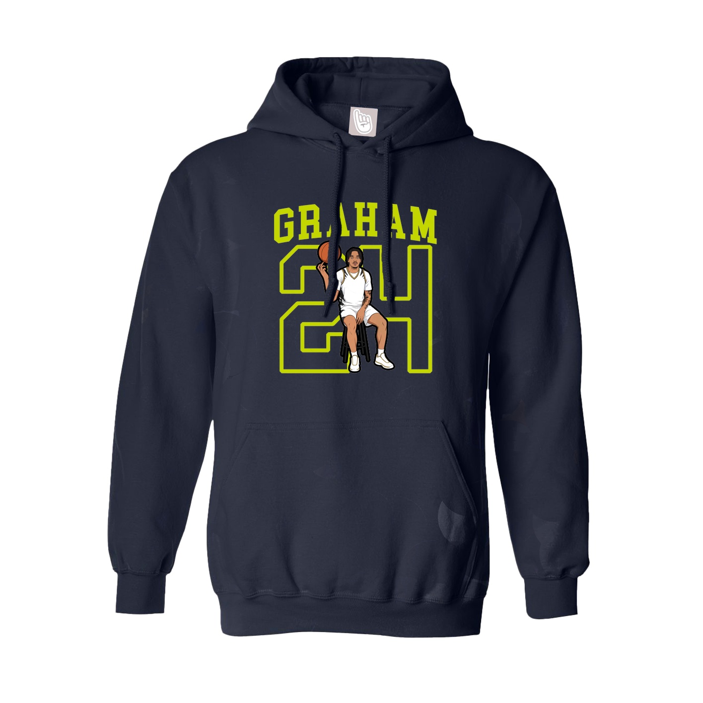 Youth Hoodie — Shirsey in Navy