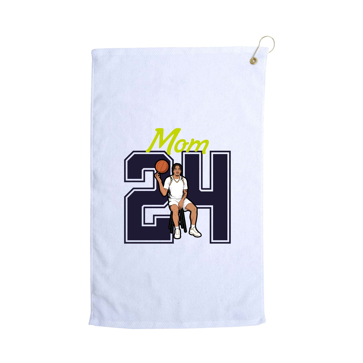 Golf Towel — Mothers Day Shirsey in White