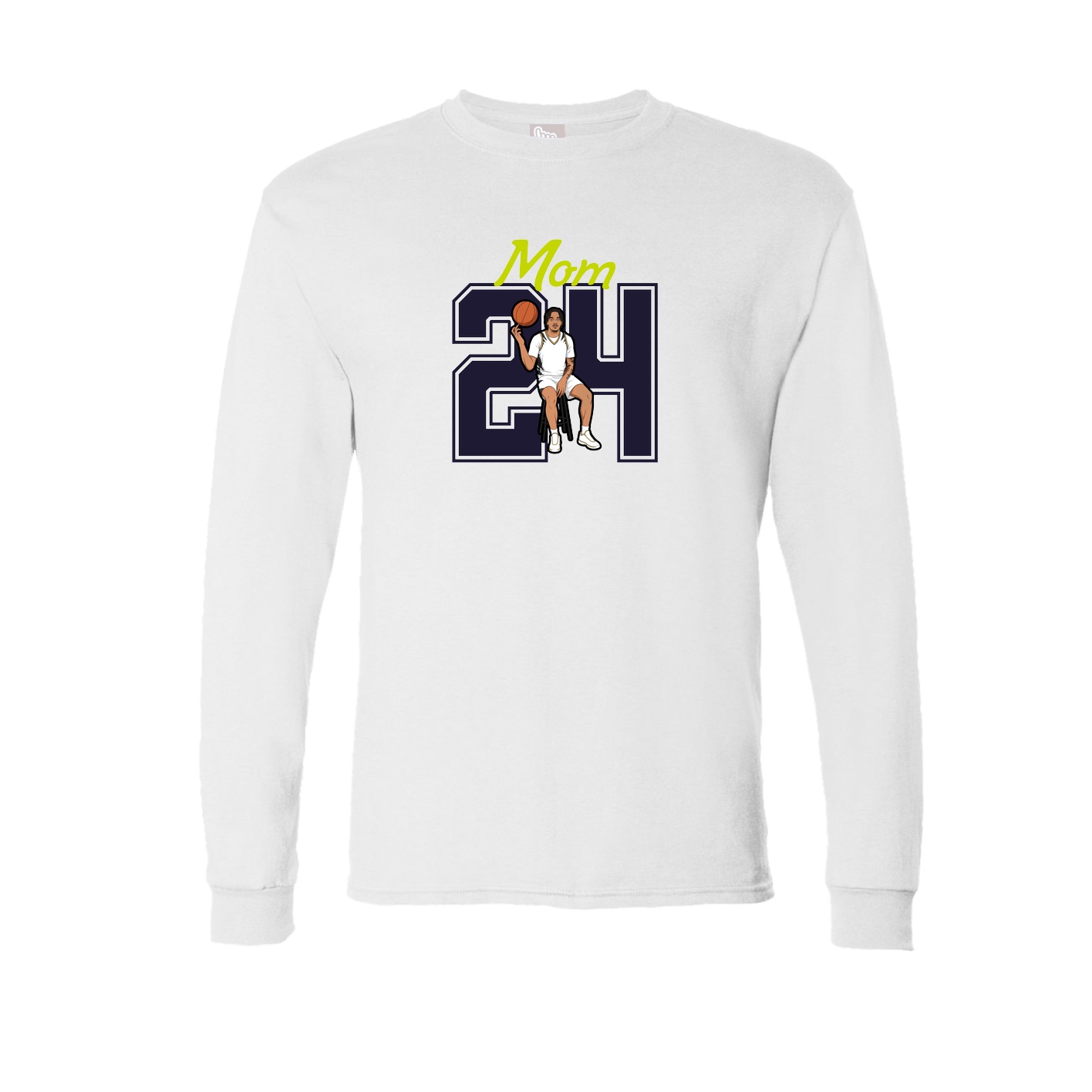 Long Sleeve Tee — Mothers Day Shirsey in White