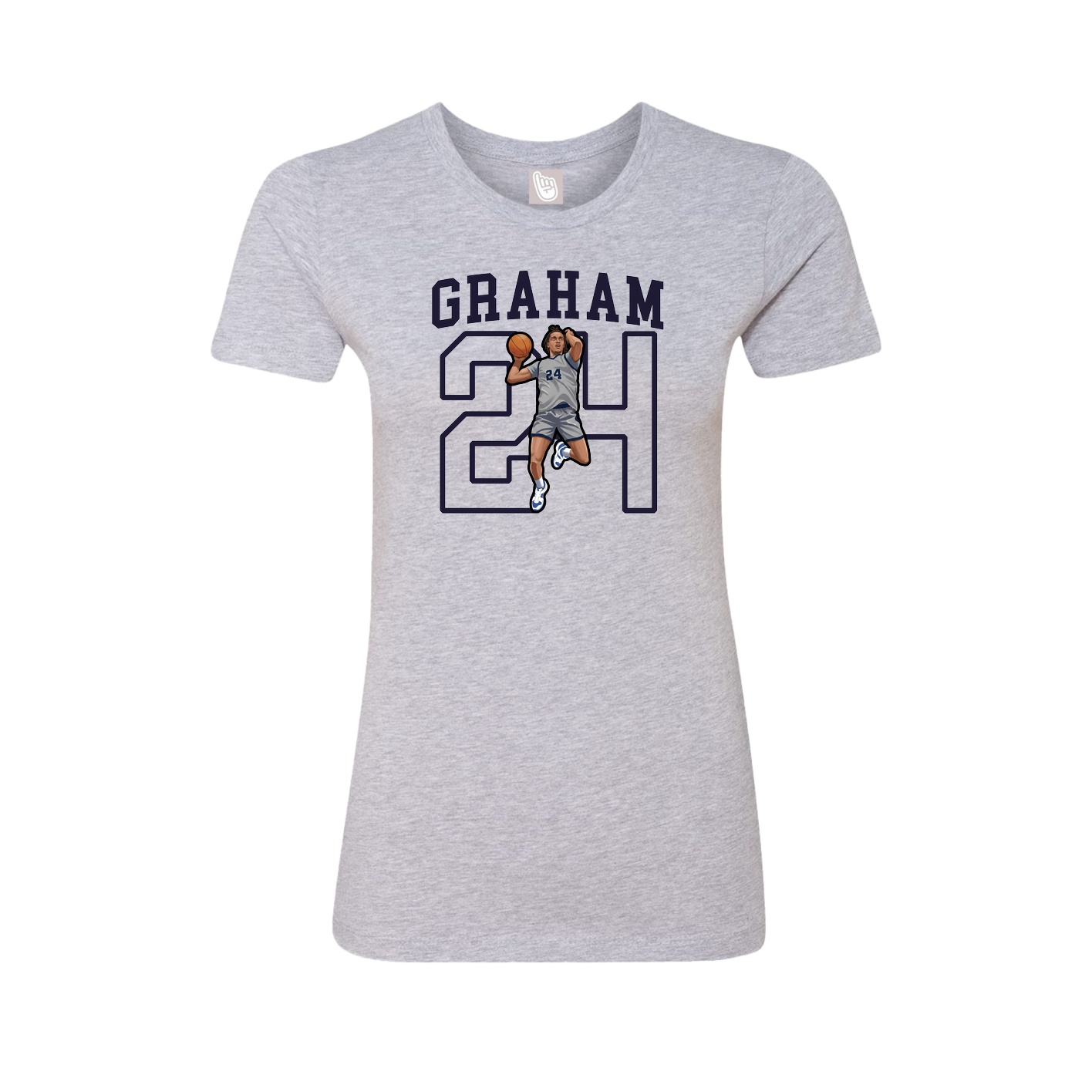 Fitted Women's Tee — Shirsey in Grey