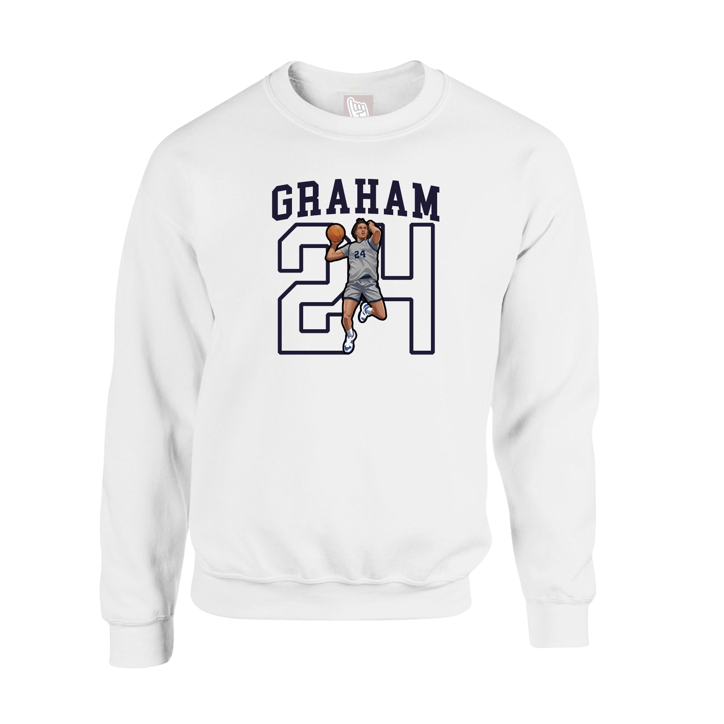 Fleece Crew — Shirsey in White