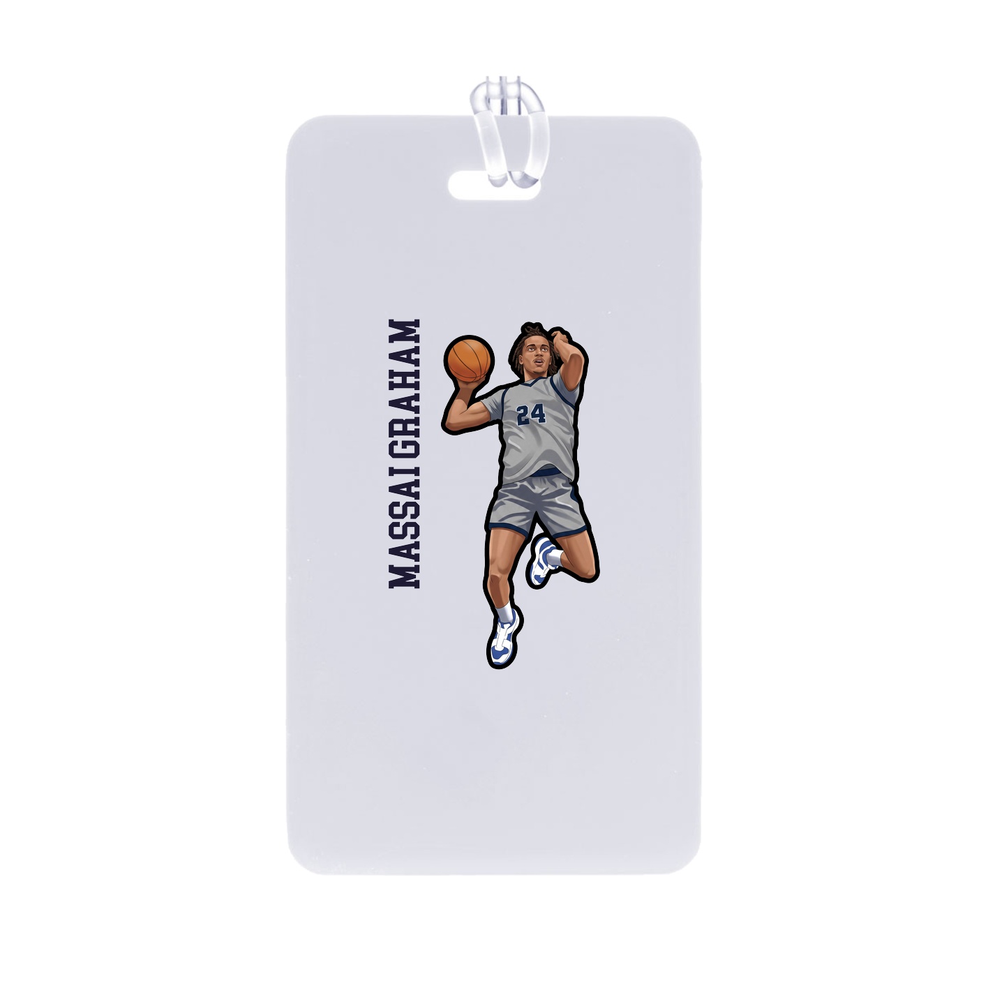 Bag Tag — Name Vertical in Classic